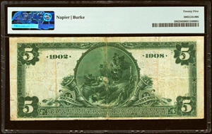 image for: Stevens Point, WI - $5 1902 Date Back Fr. 596 The Citizens National Bank Ch. # (M)4912 PMG Very Fine 25....