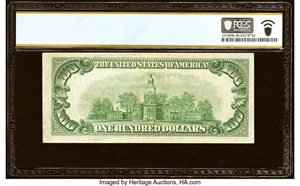 image for: Fr. 2158-D* $100 1950A Federal Reserve Star Note. PCGS Banknote Extremely Fine 40....