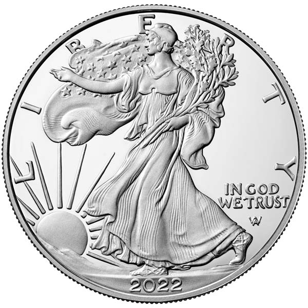 image for: American Eagle 2022 One Ounce Silver Proof Coin San Francisco