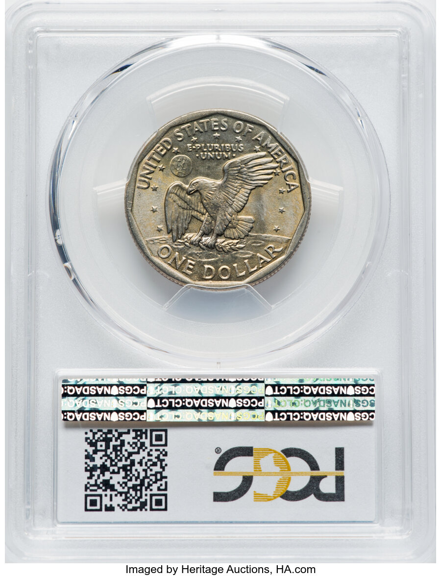1979-P SBA $1 Wide Rim, Near Date MS67 thumbnail 4