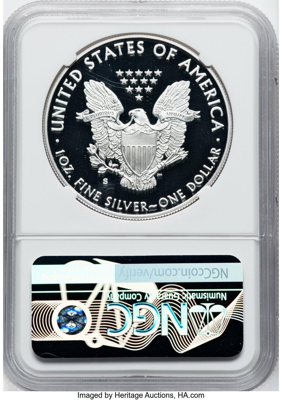 2017-S $1  Silver Eagle PR DCAM PR69 DCAM thumbnail 4