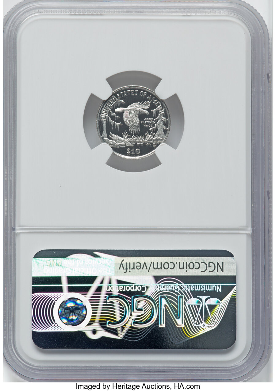 1999-W $10  Platinum Eagle PR DCAM PR70 DCAM thumbnail 10