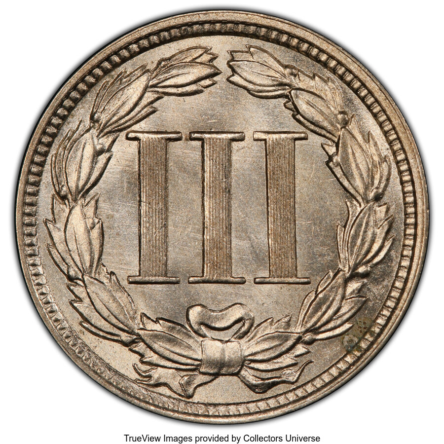 1869 3cN XF40 CAC thumbnail 24