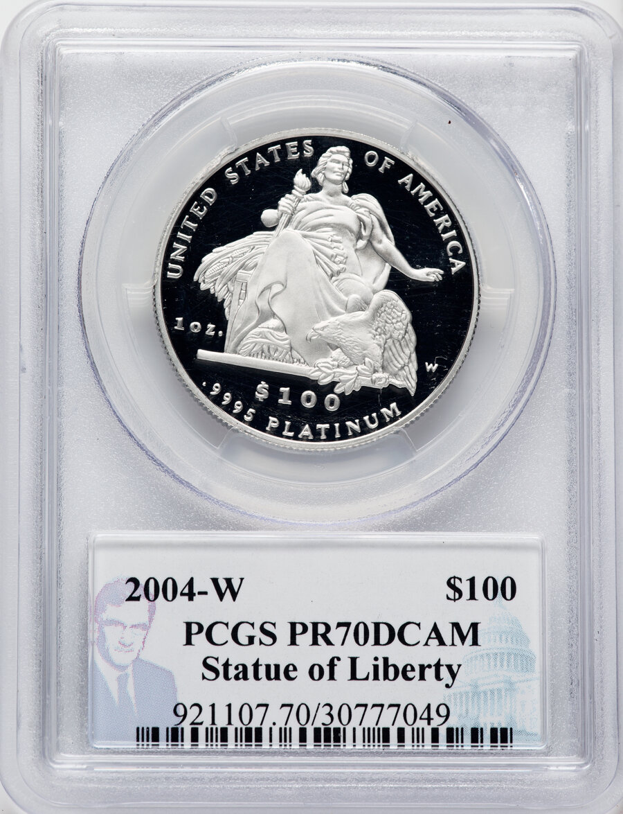 2004-W P$100  Platinum Eagle PR DCAM OGP thumbnail 11