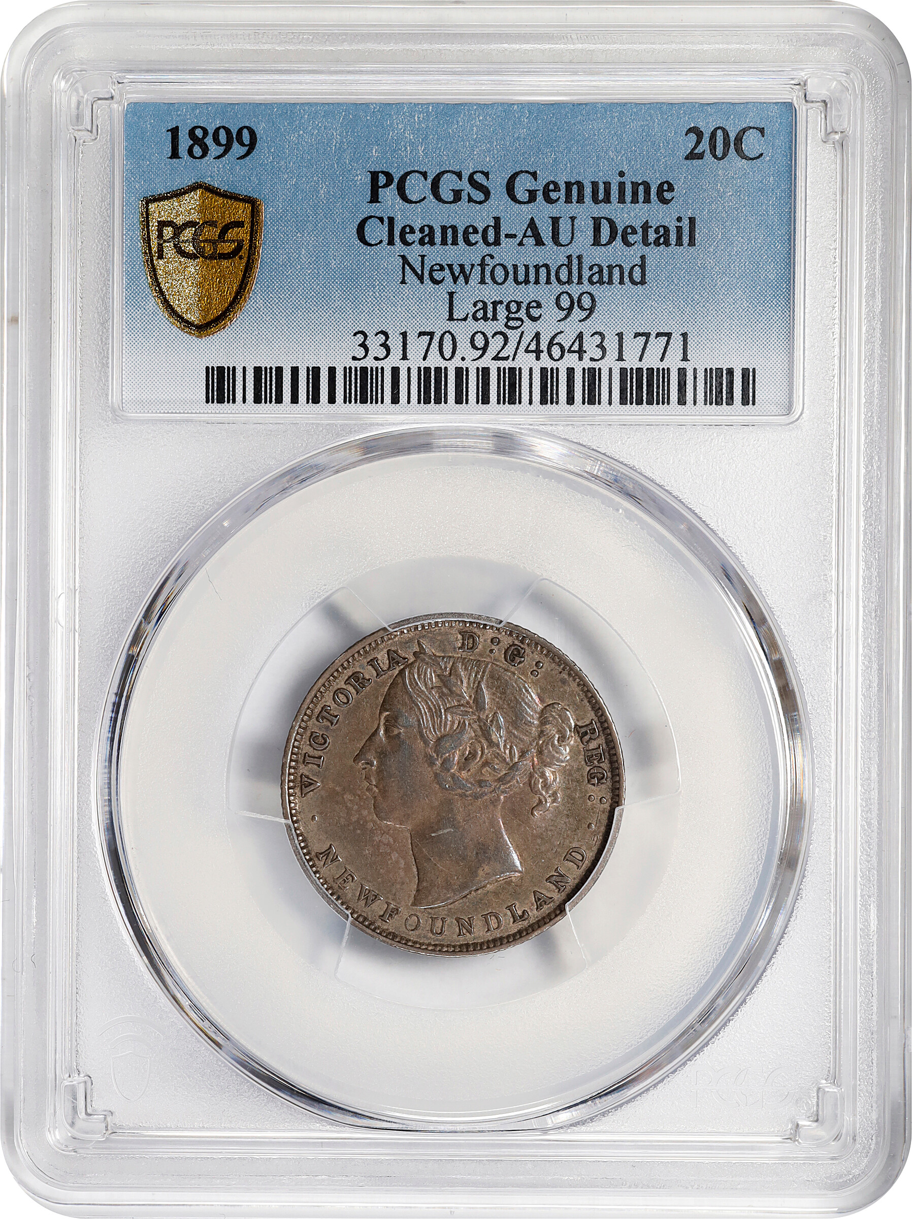 Victoria  20c Newfoundland, 1865-1900 [Type] F15 thumbnail 9