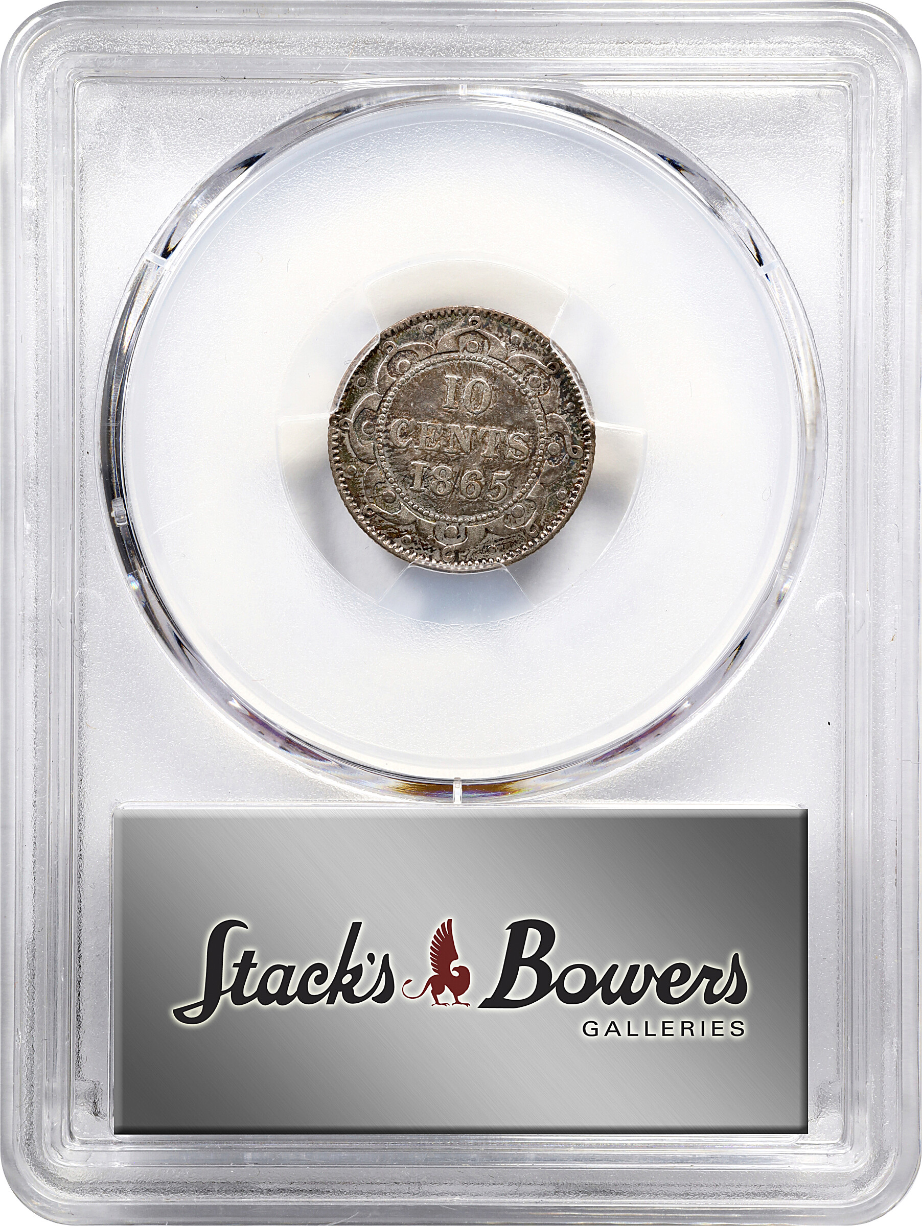 1865 10c Newfoundland, Reeded Edge AU50 thumbnail 16