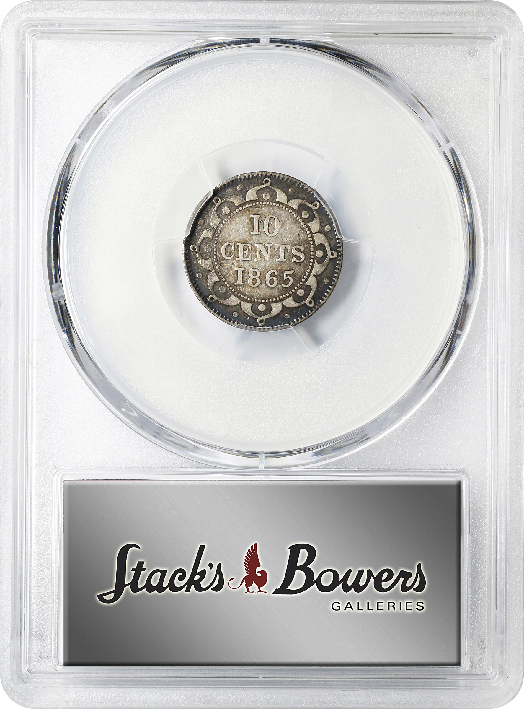 1865 10c Newfoundland, Reeded Edge AU50 thumbnail 20