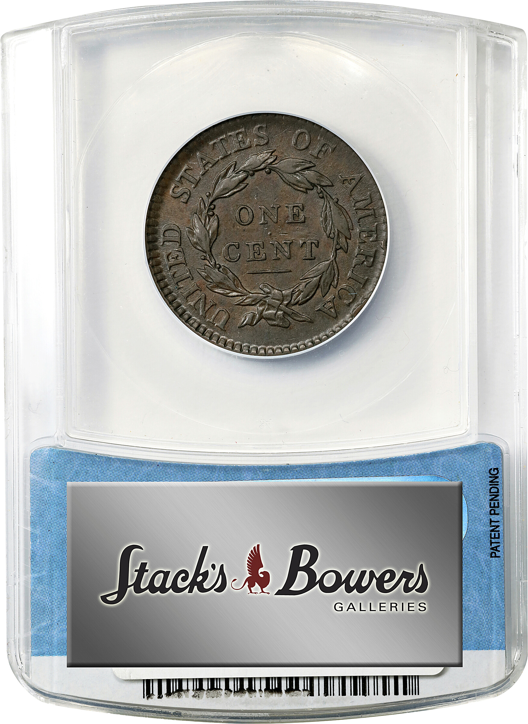 1817 1c 13 Stars, N-8 MS BN G4 BN CAC thumbnail 6