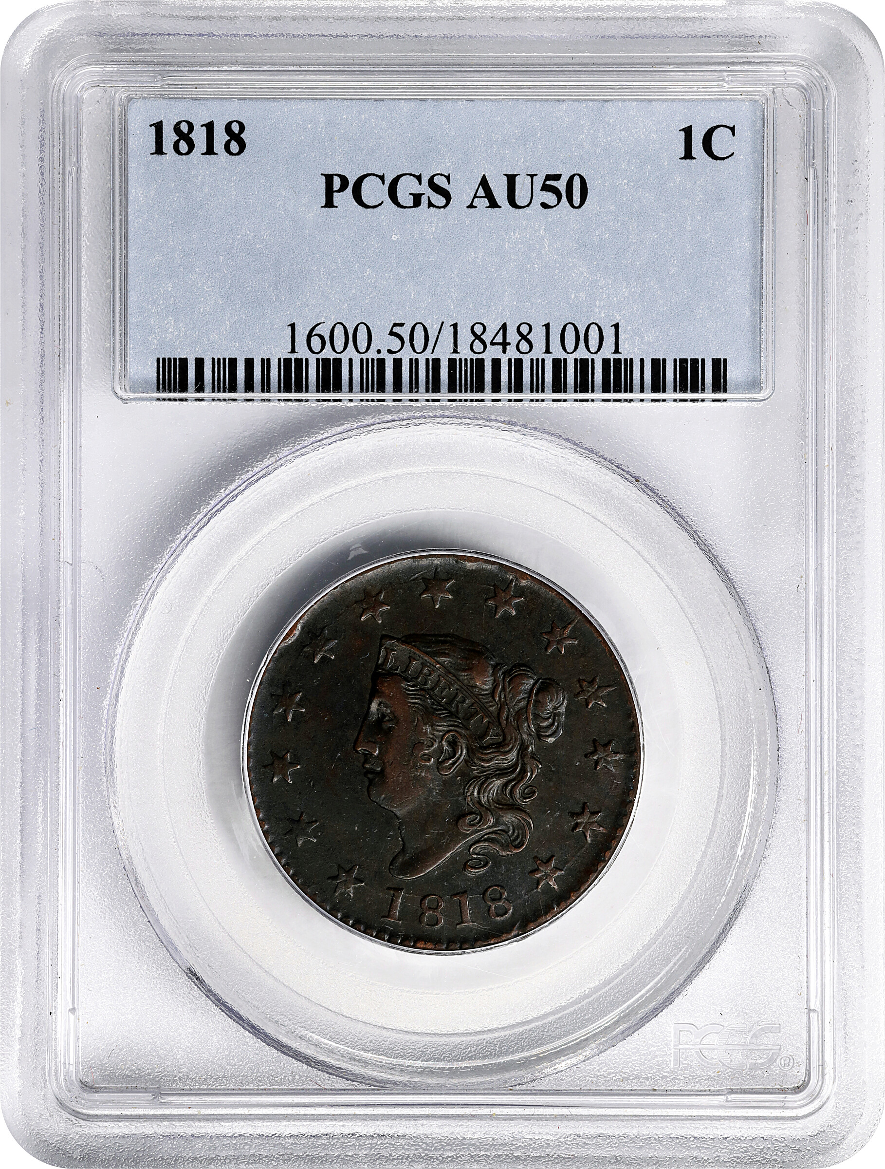 1818 1c MS BN AU50 BN thumbnail 3