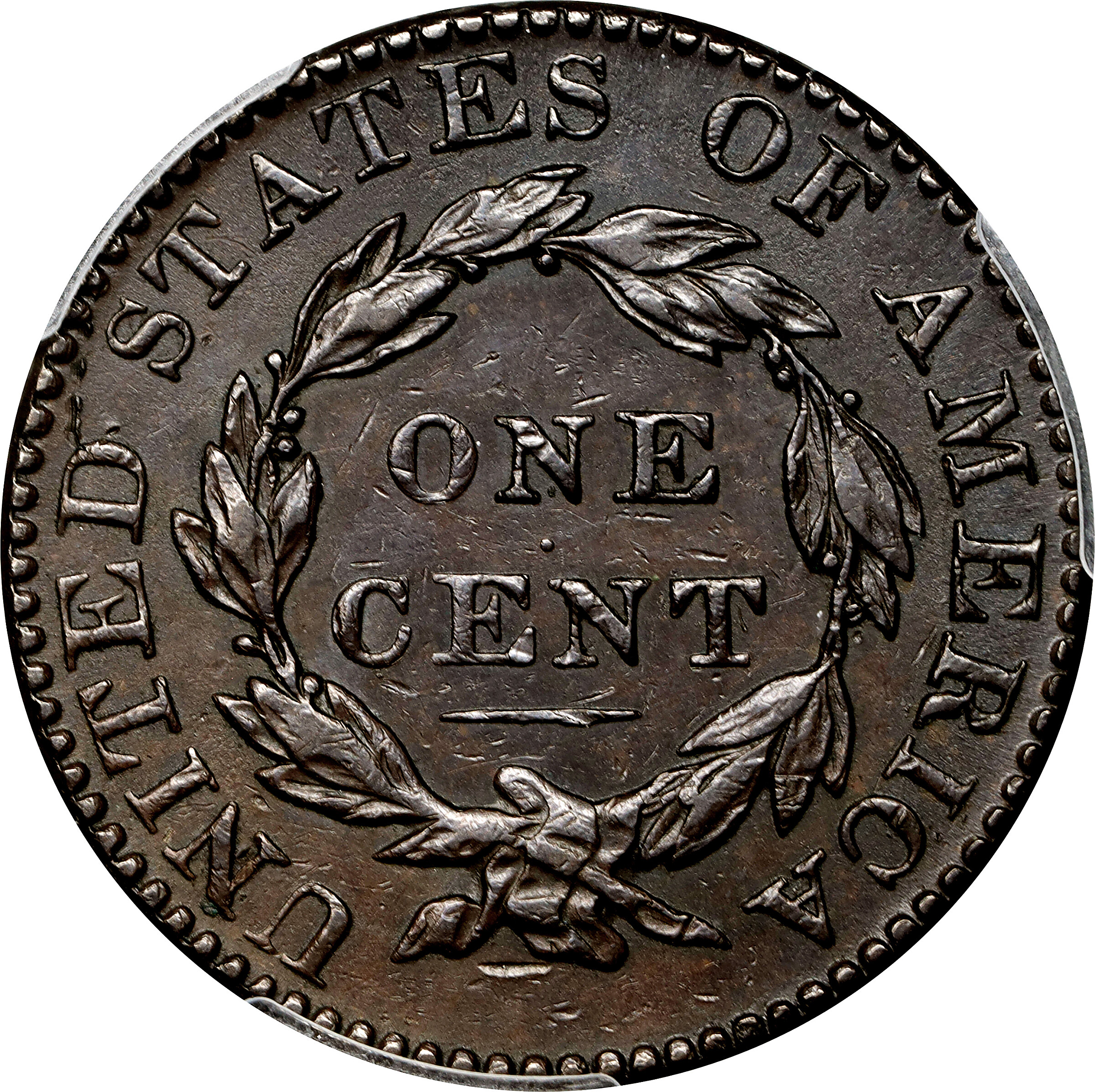 1820 1c Small Date MS BN AU53 BN thumbnail 2