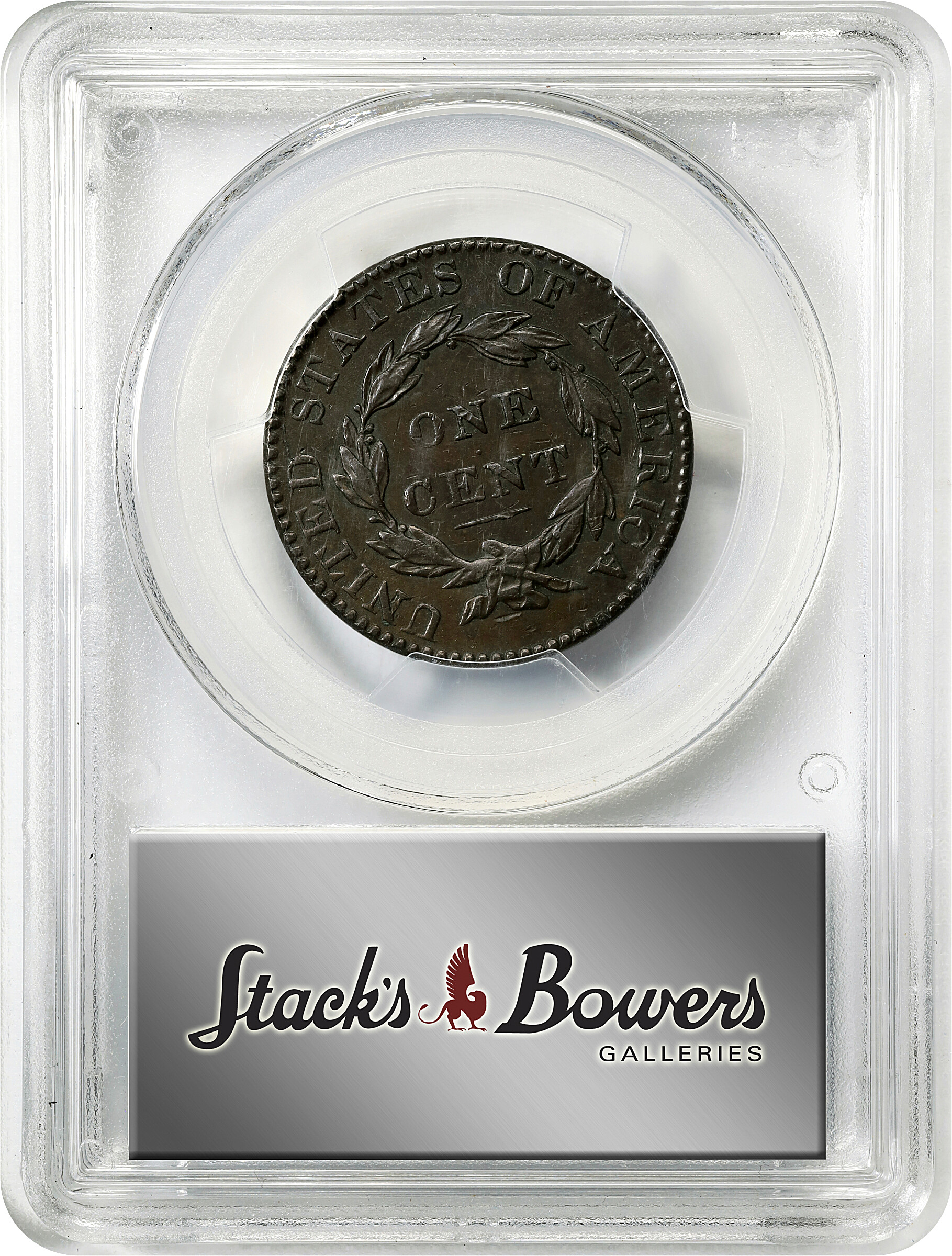 1820 1c Small Date MS BN AU53 BN thumbnail 4