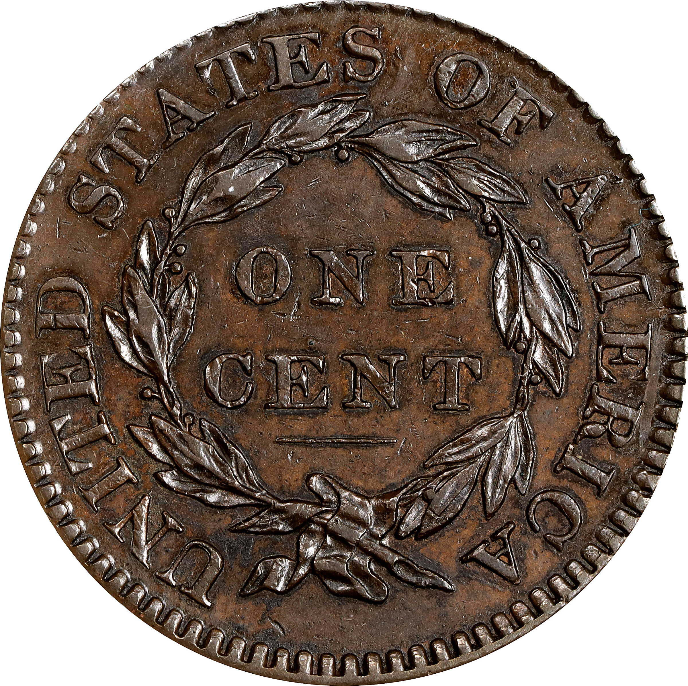 1820 1c Large Date MS BN XF40 BN thumbnail 2