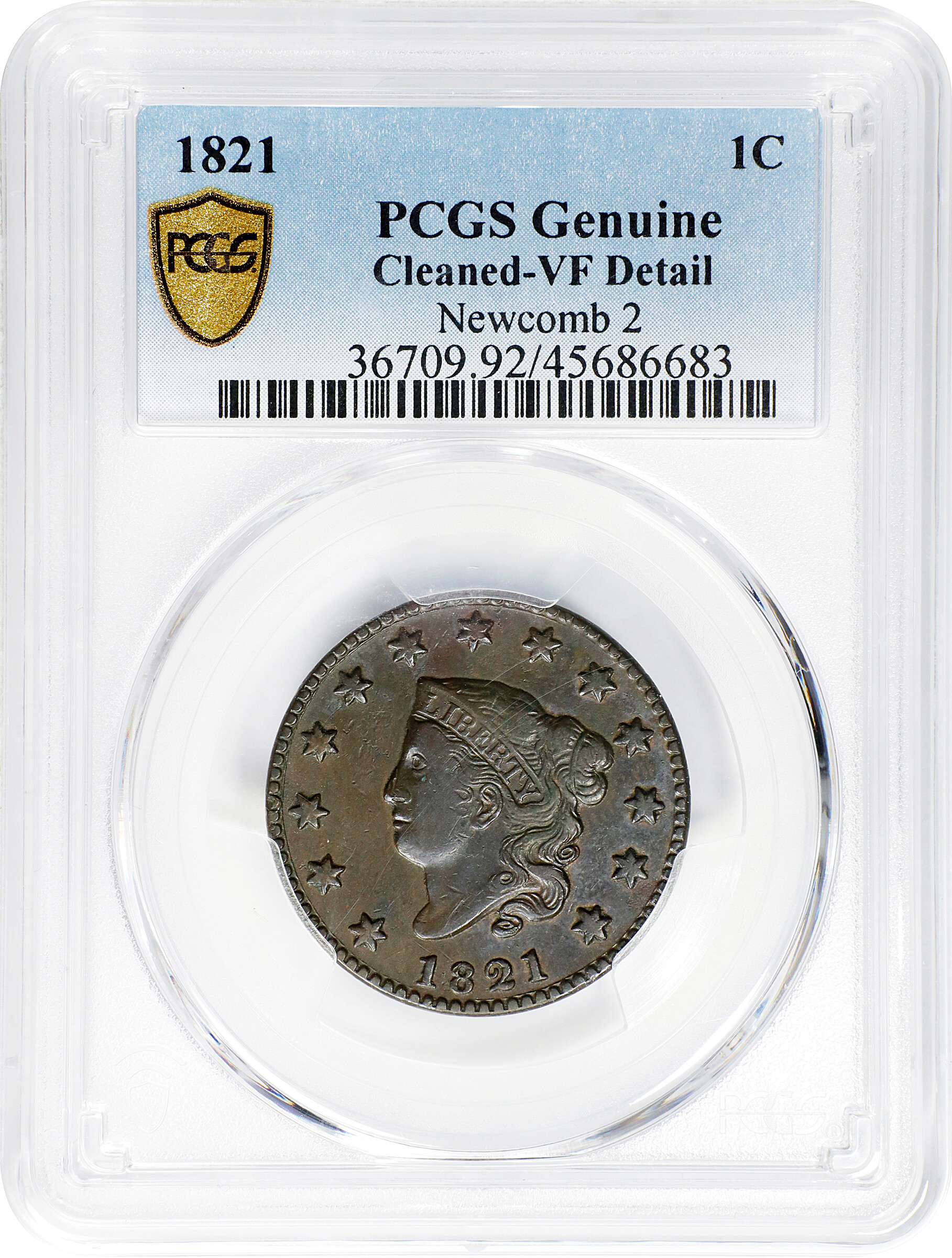 1821 1c N-2 MS BN G4 BN CAC thumbnail 7