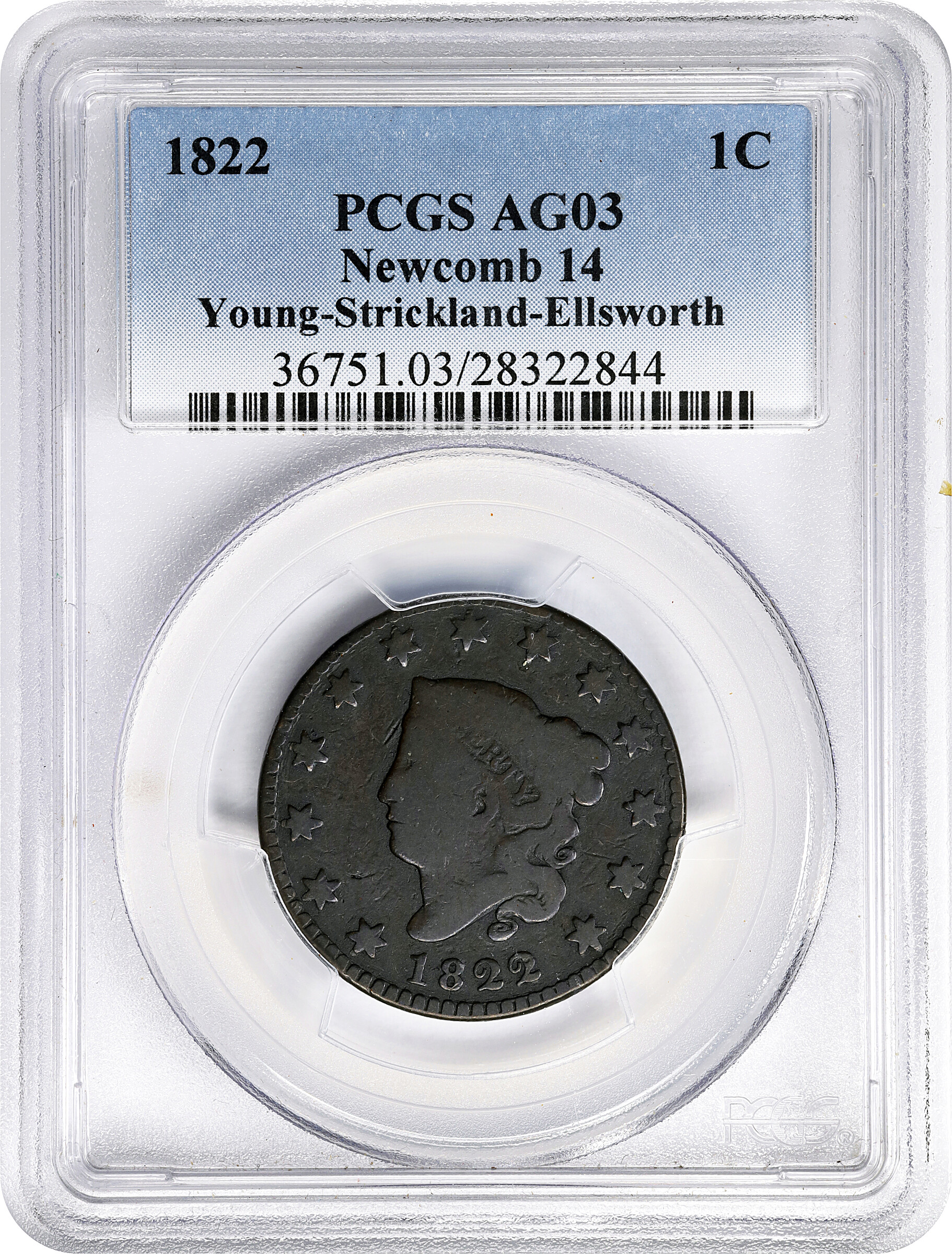 1822 1c MS BN AG3 BN thumbnail 3