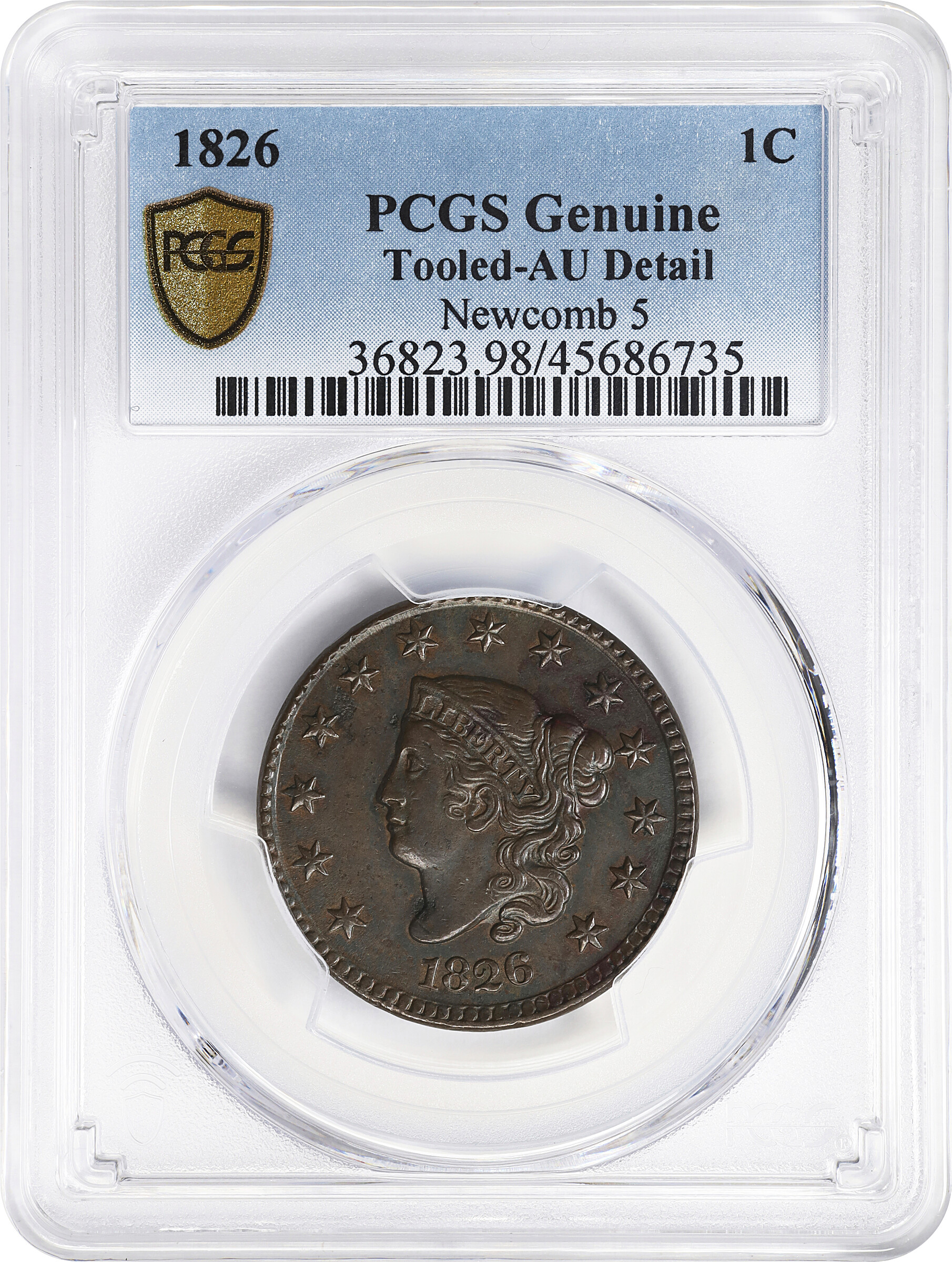 1826 1c N-5 MS BN AG3 BN thumbnail 3