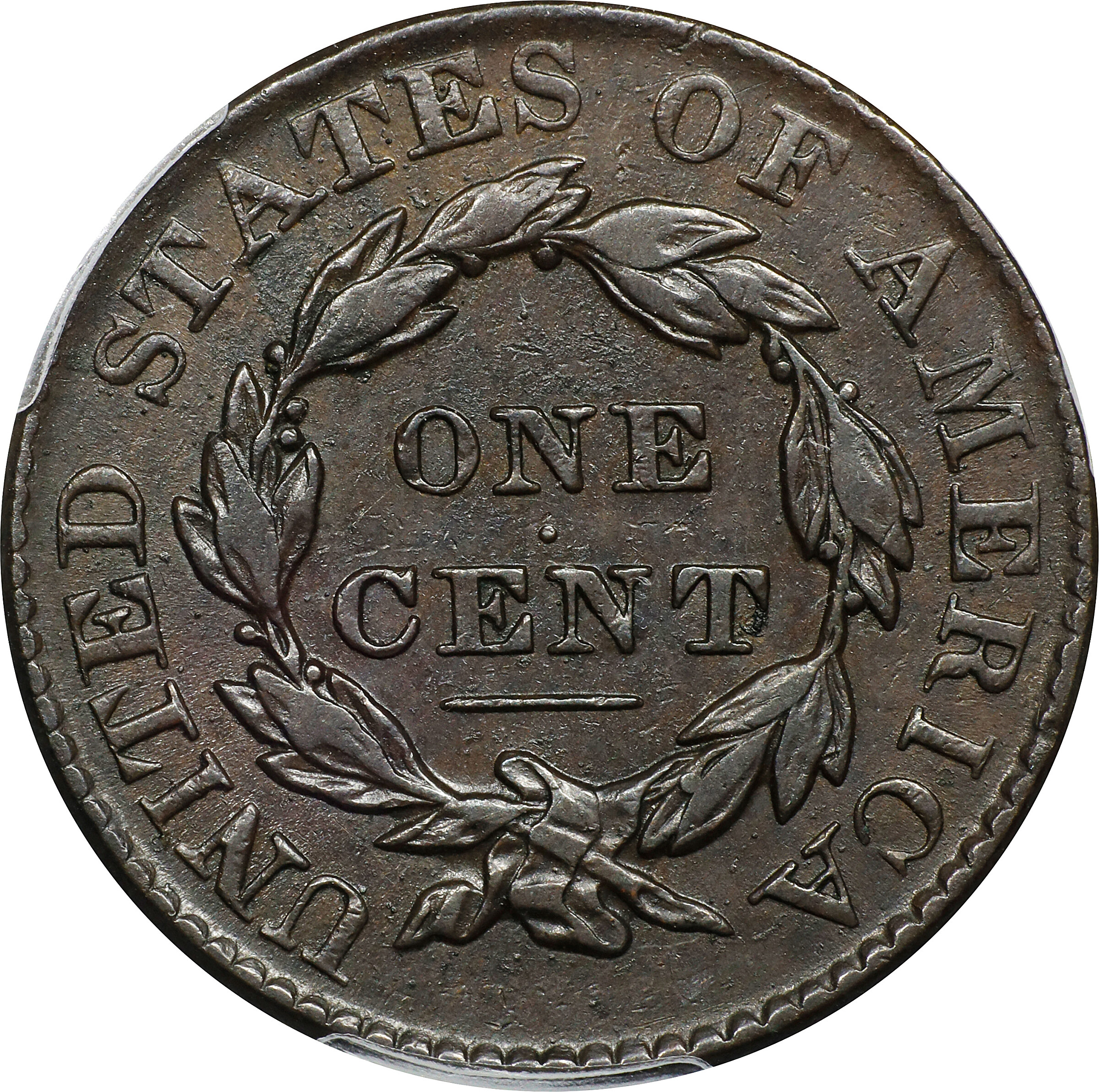 1828 1c Large Narrow Date, N-6 MS BN G4 BN CAC thumbnail 4