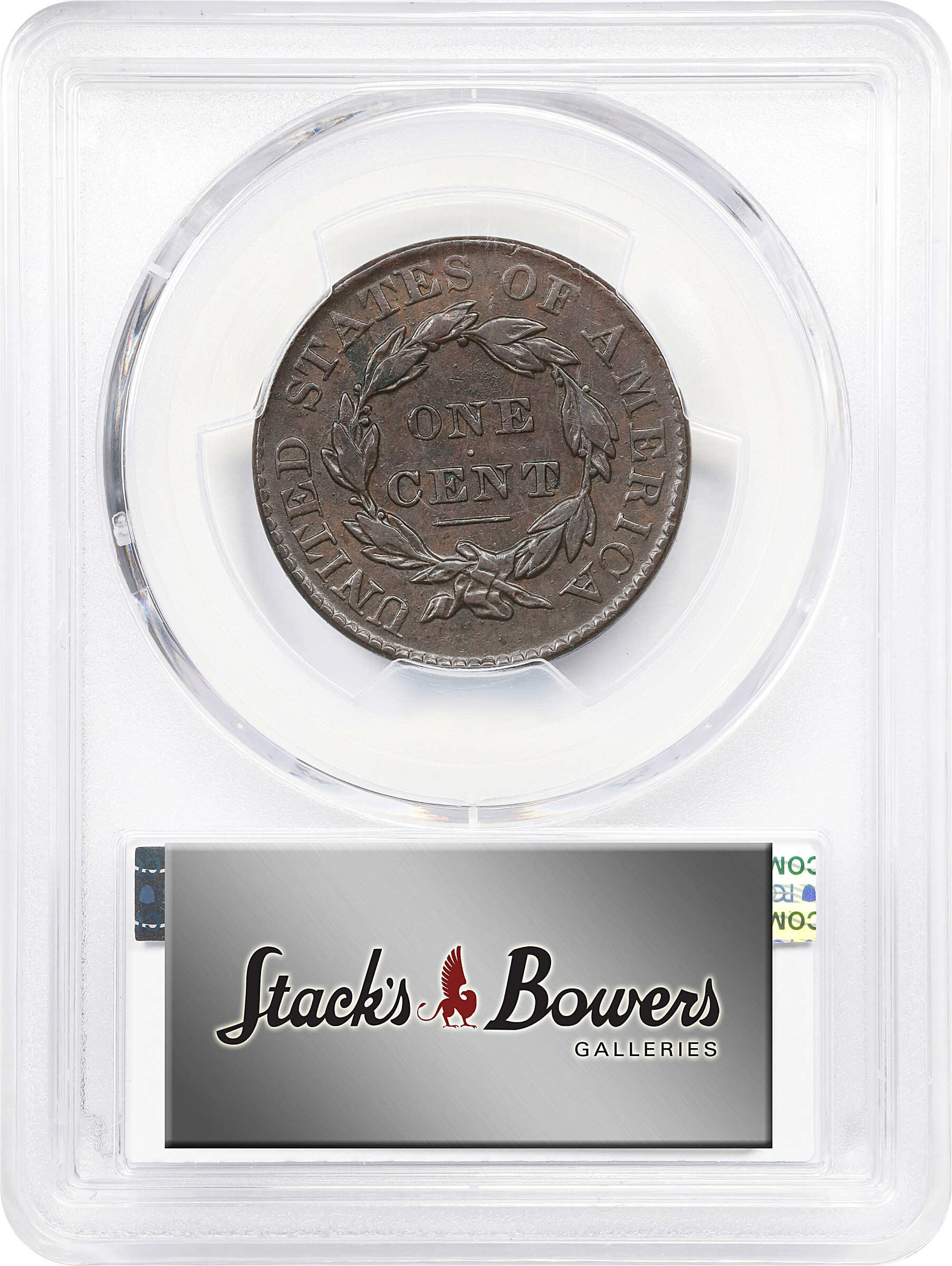 1828 1c Large Narrow Date, N-6 MS BN G4 BN CAC thumbnail 6
