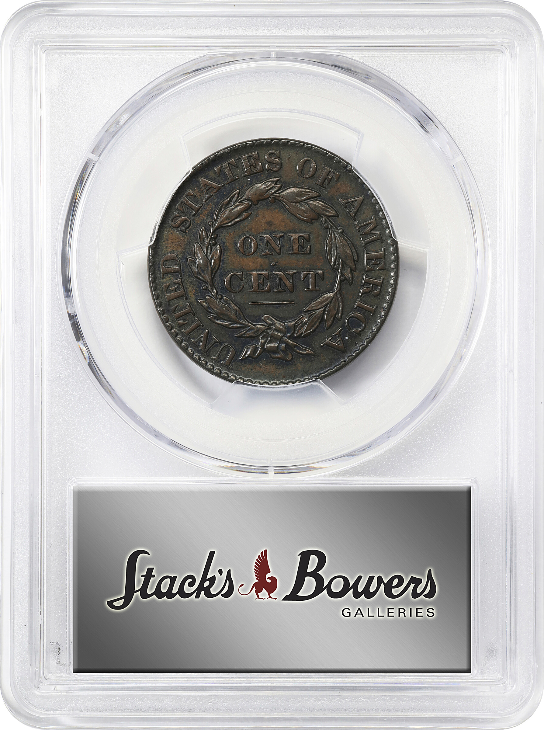 1828 1c Large Narrow Date, N-11 MS BN AG3 BN CAC thumbnail 8