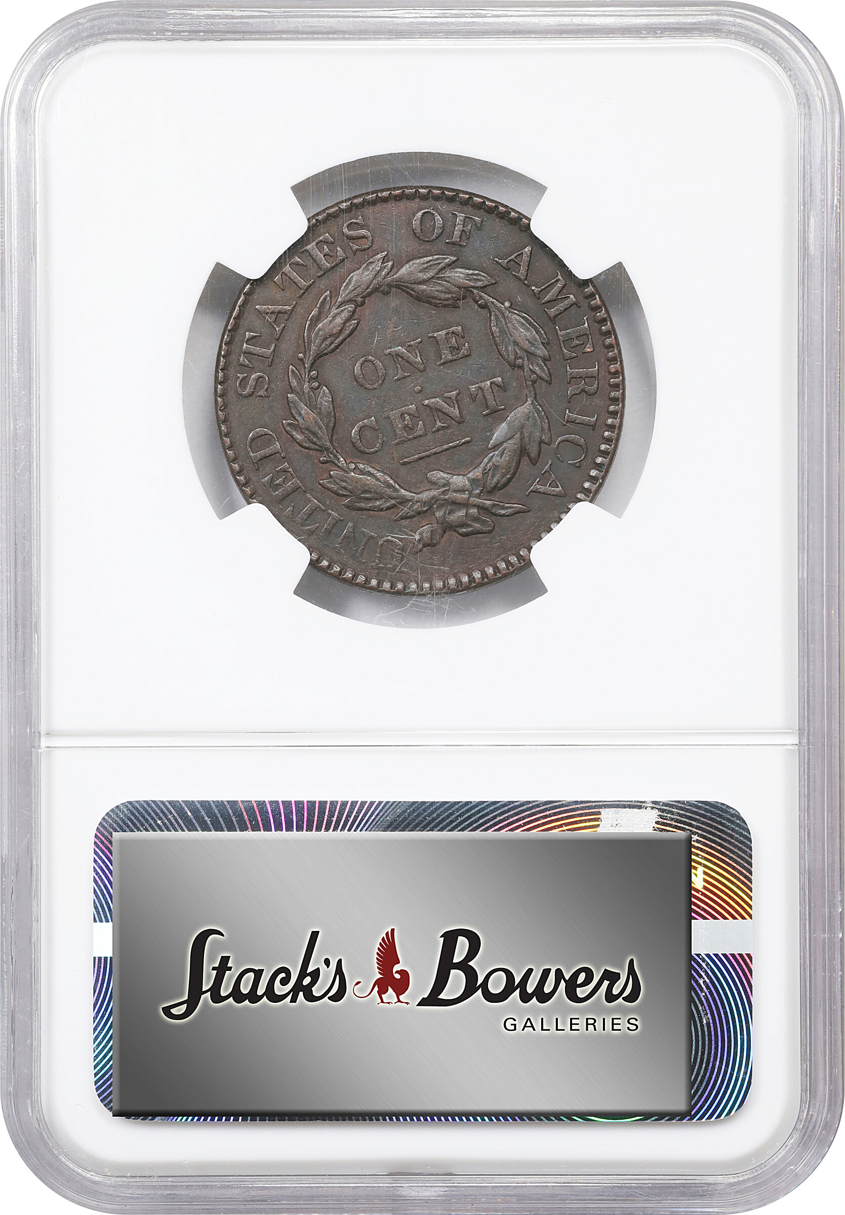 1829 1c Large Letters, N-1 MS BN VF20 BN thumbnail 5