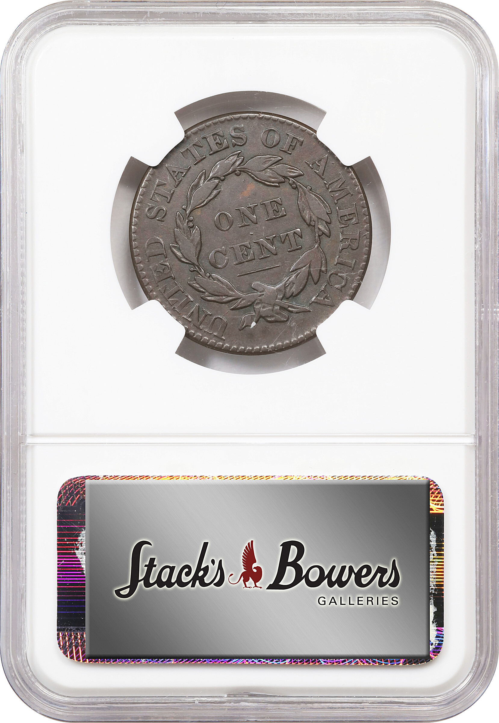1830 1c Large Letters, N-2 MS BN AG3 BN thumbnail 4