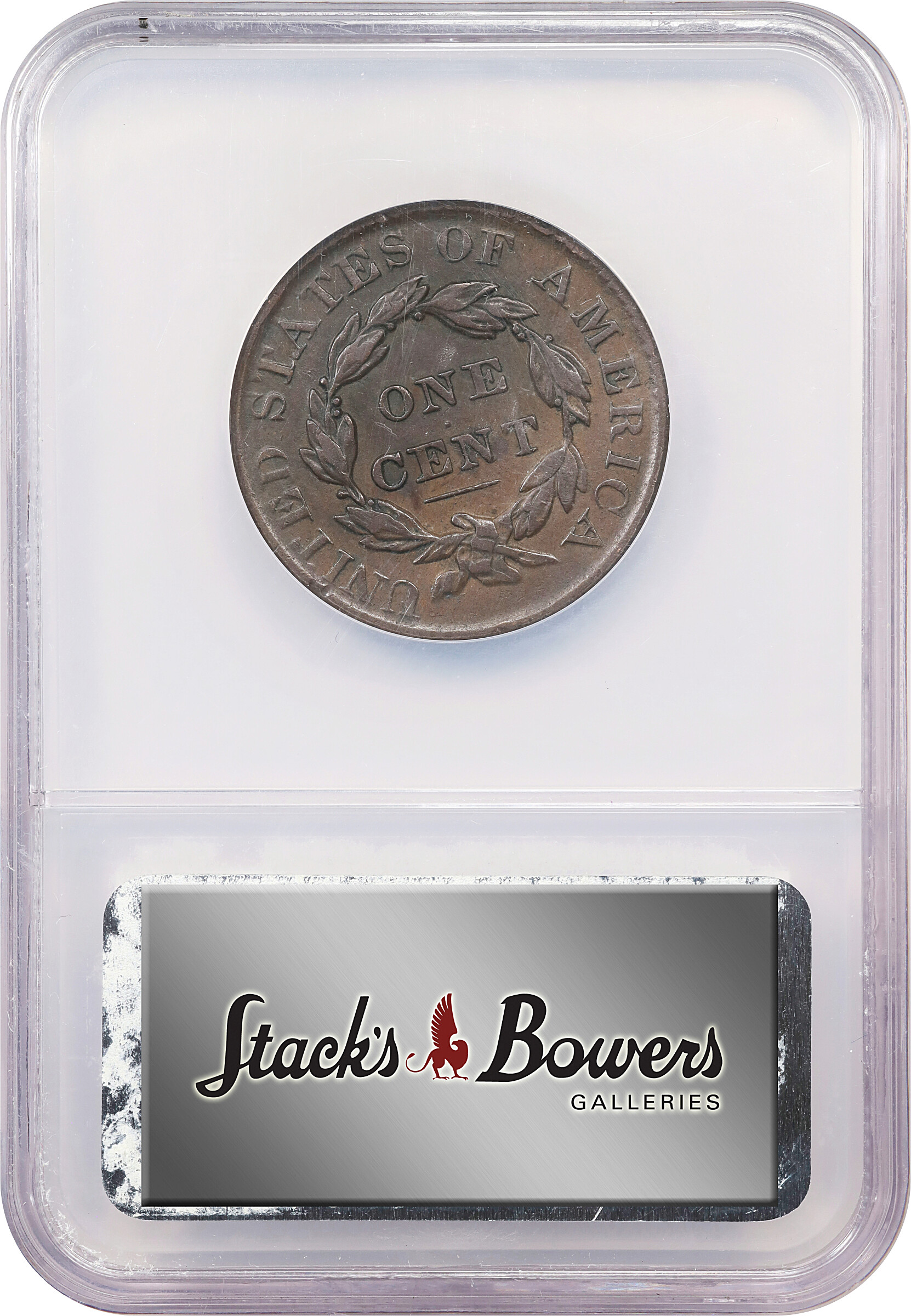 1830 1c Large Letters, N-8 MS BN VG8 BN CAC thumbnail 4