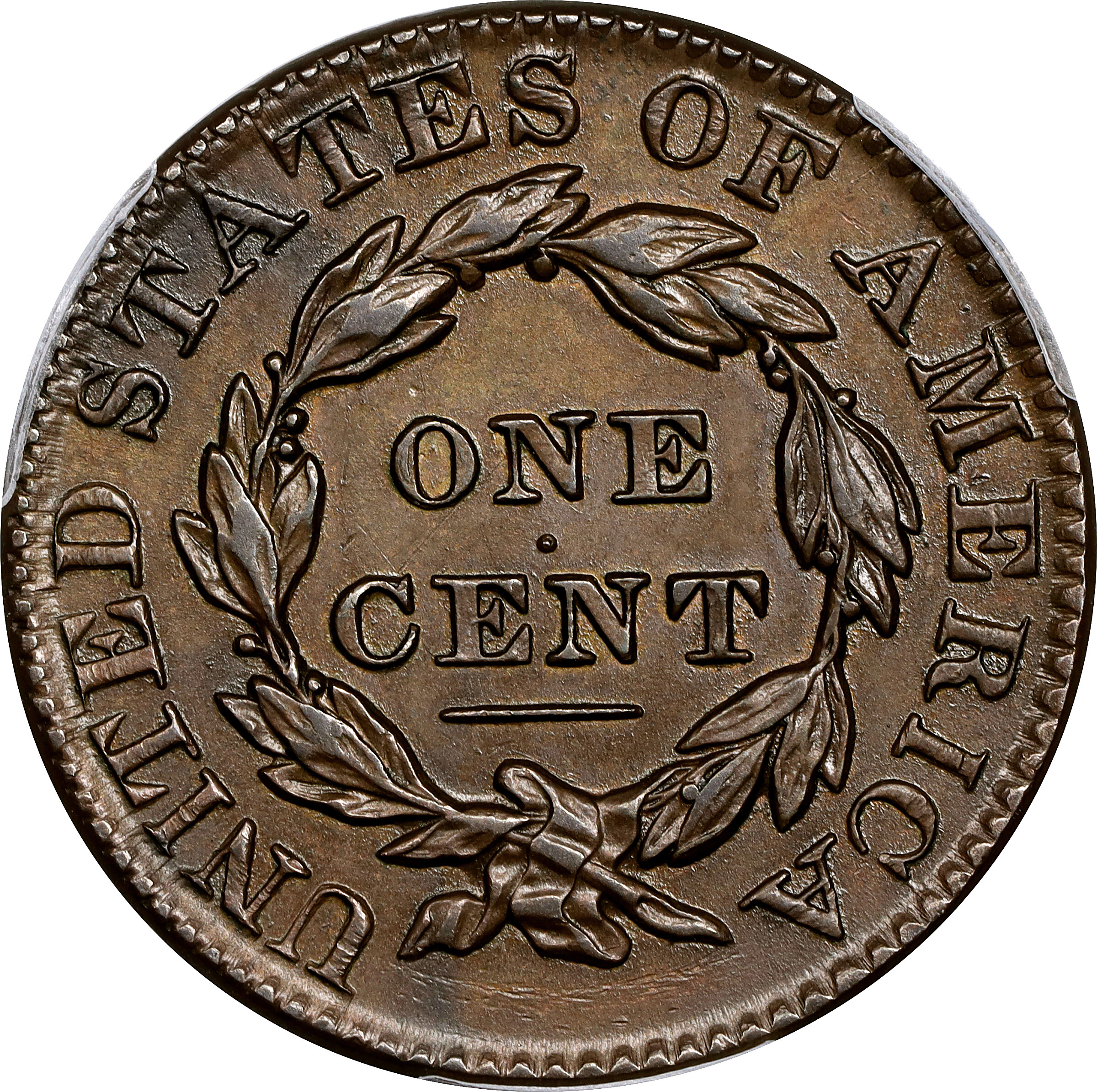 1831 1c Large Letters, N-1 MS BN VF20 BN CAC thumbnail 2
