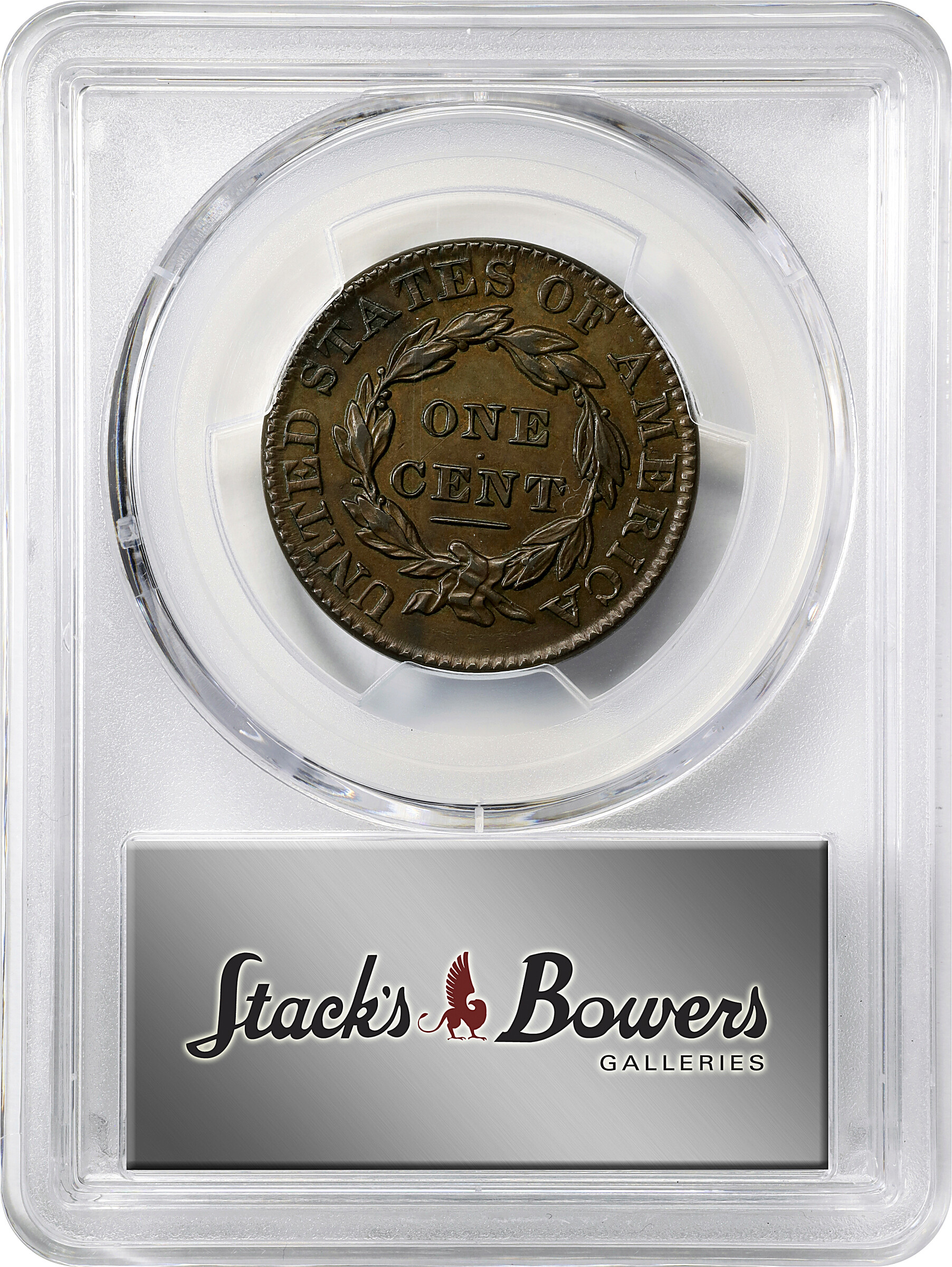 1831 1c Large Letters, N-1 MS BN VF20 BN CAC thumbnail 4