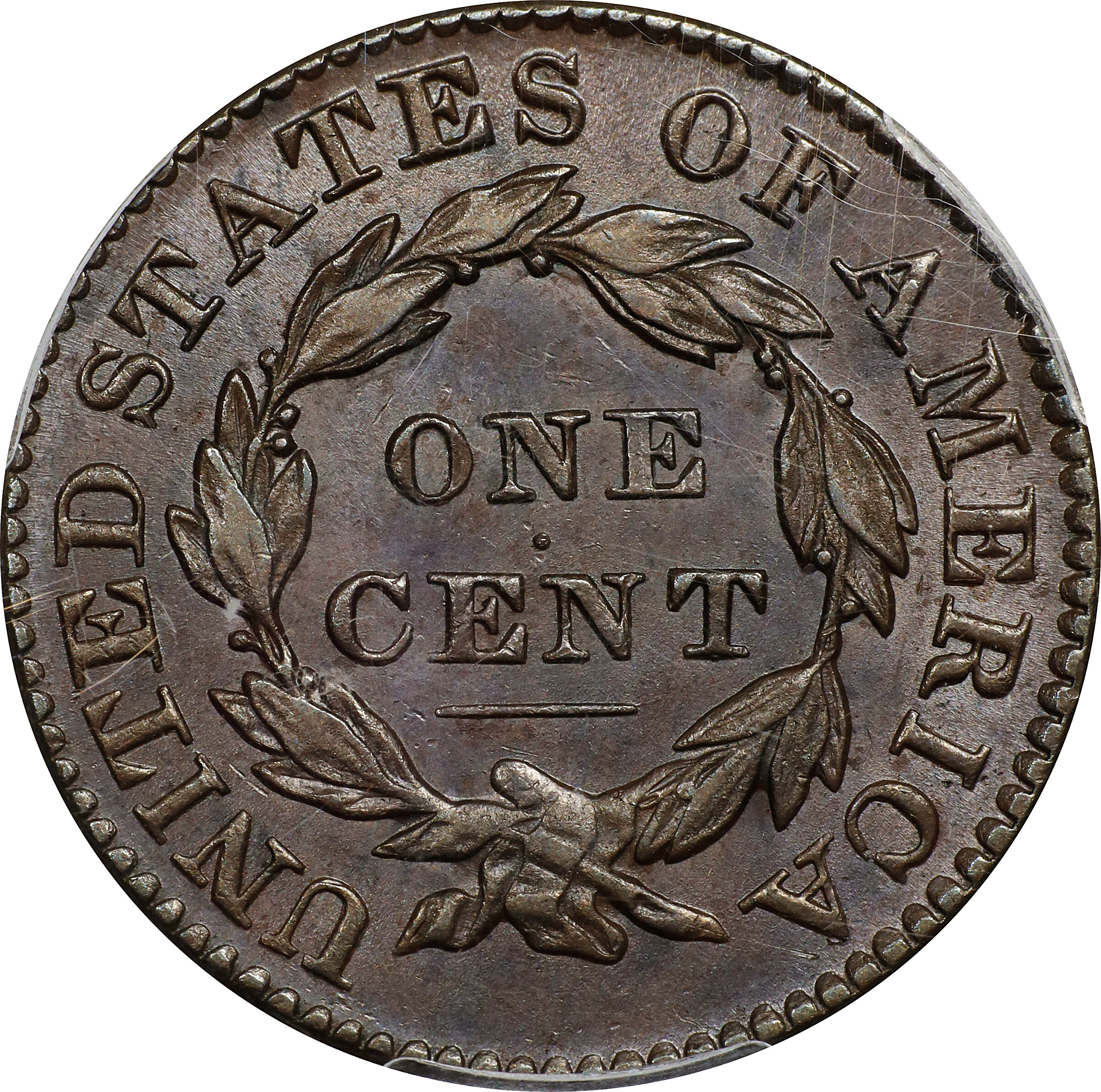 1831 1c Large Letters, N-7 MS BN VF20 BN thumbnail 13