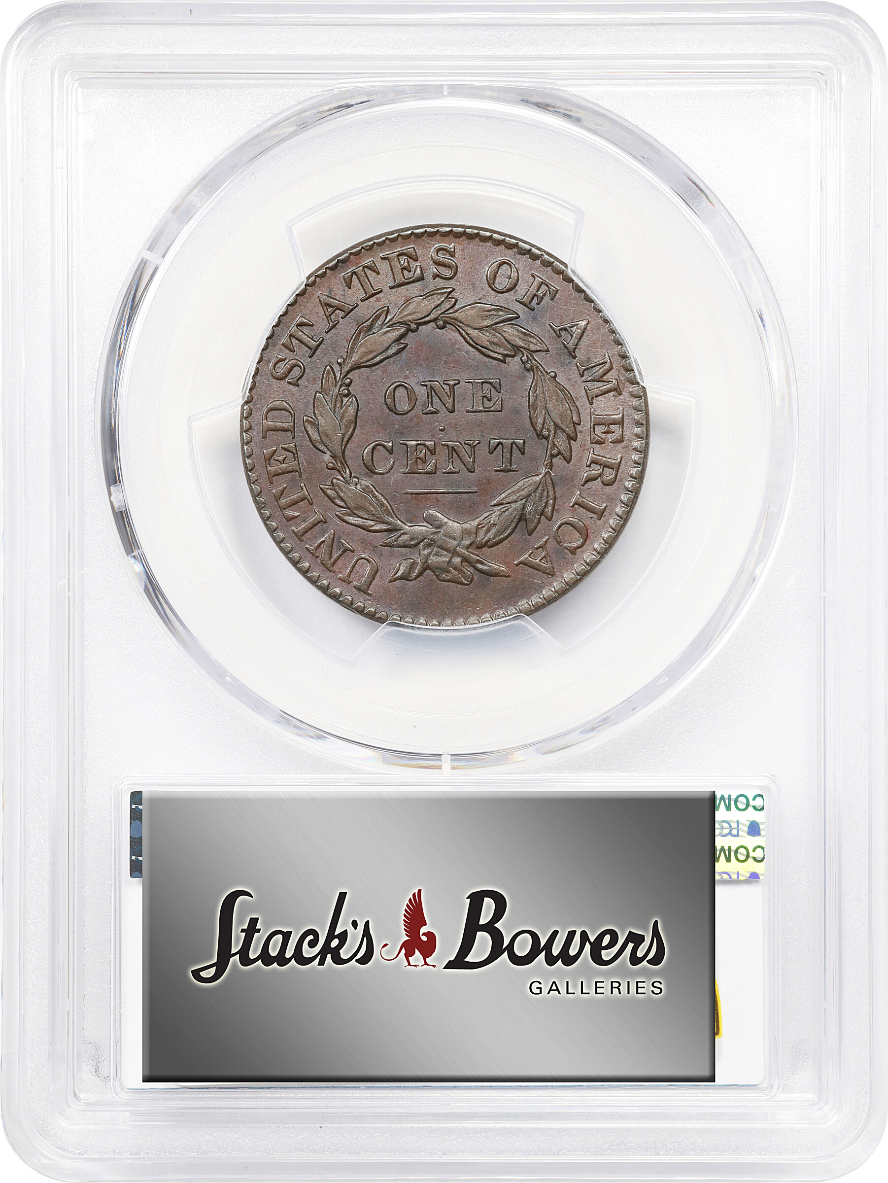1831 1c Large Letters, N-7 MS BN VF20 BN thumbnail 15