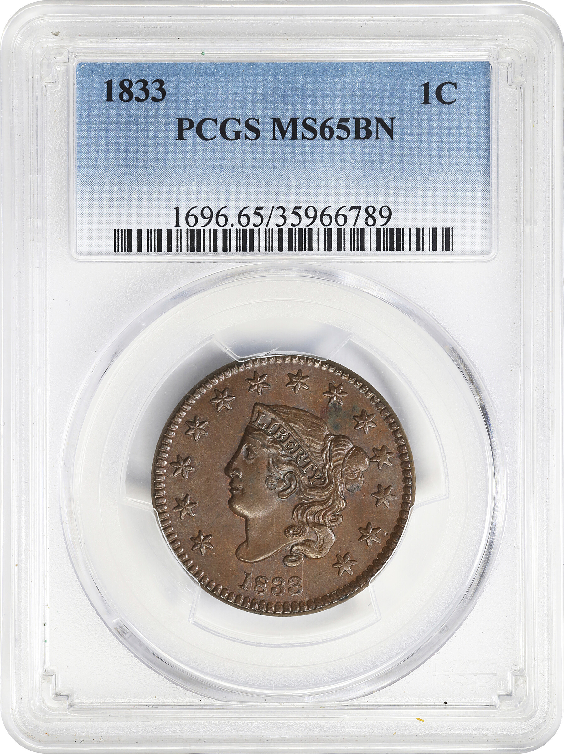 1833 1c MS BN MS60 BN thumbnail 14
