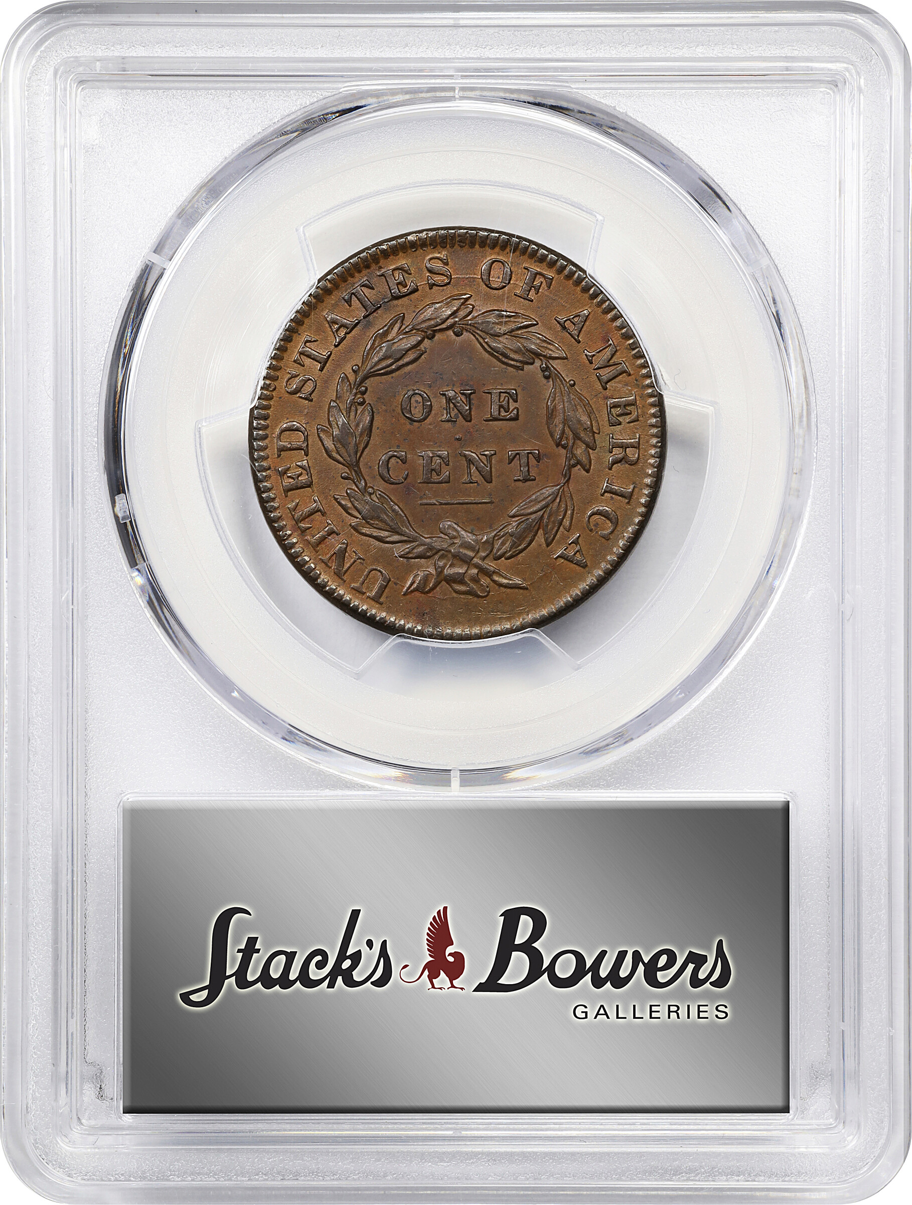 1834 1c Small 8, Large Stars, Medium Letters, N-1 MS BN VG8 BN thumbnail 4
