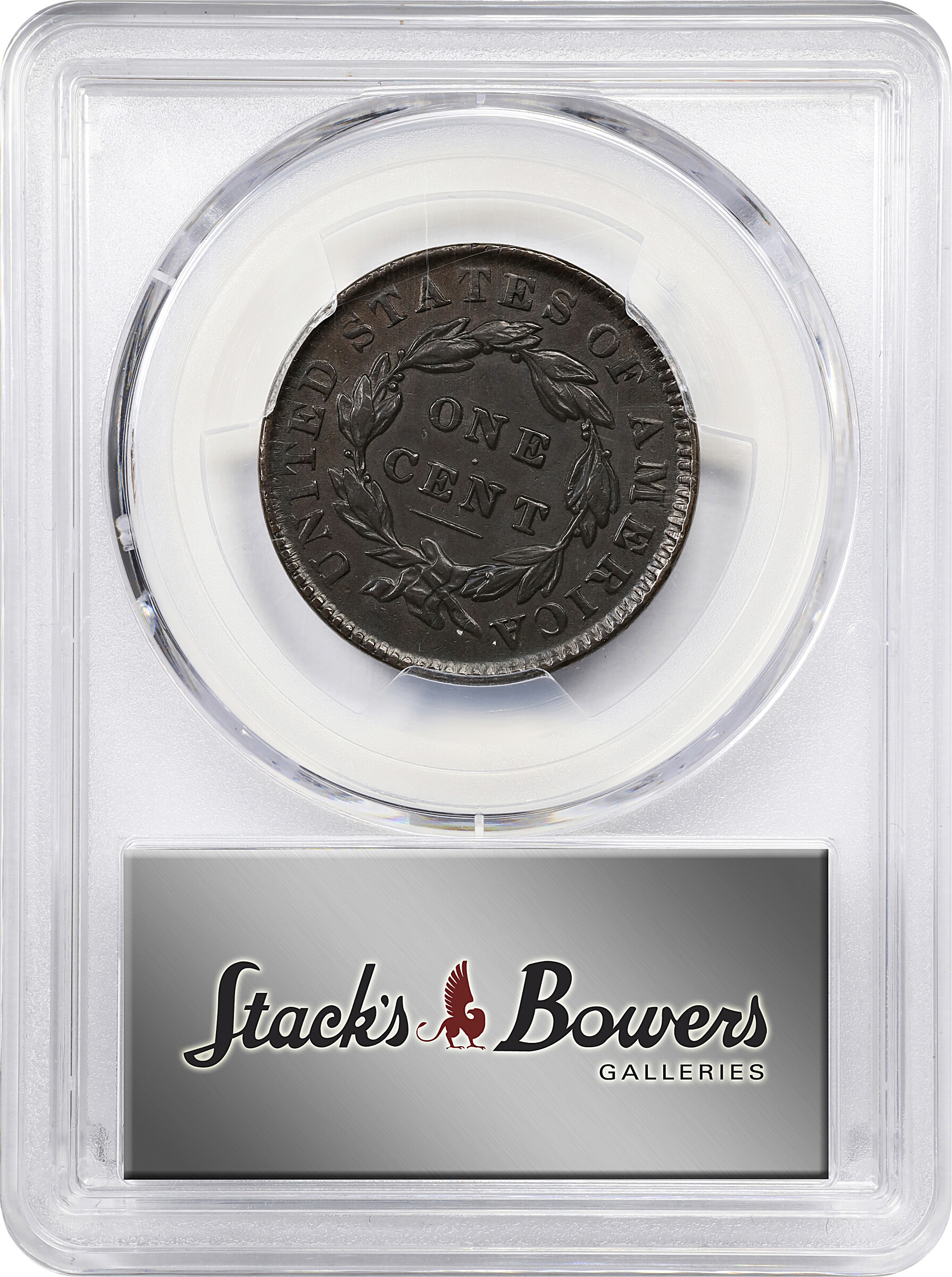 1835 1c Large 8, Large Stars MS BN AU53 BN thumbnail 4