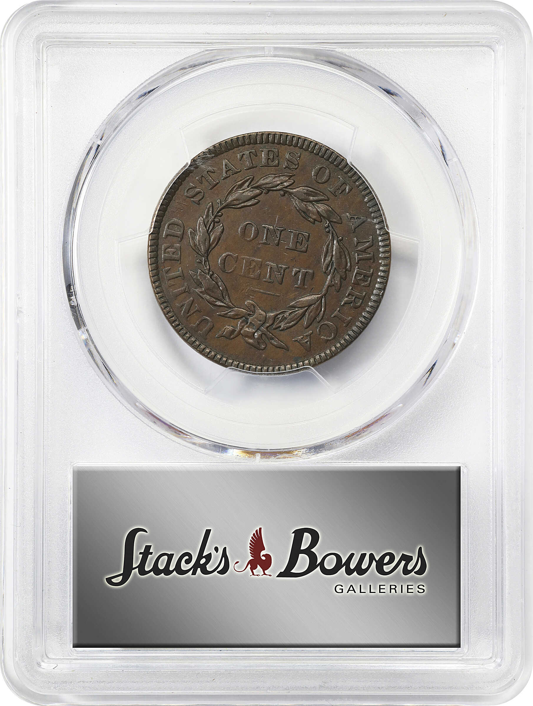 1835 1c Head of 1836, N-7 MS BN VG8 BN CAC thumbnail 10