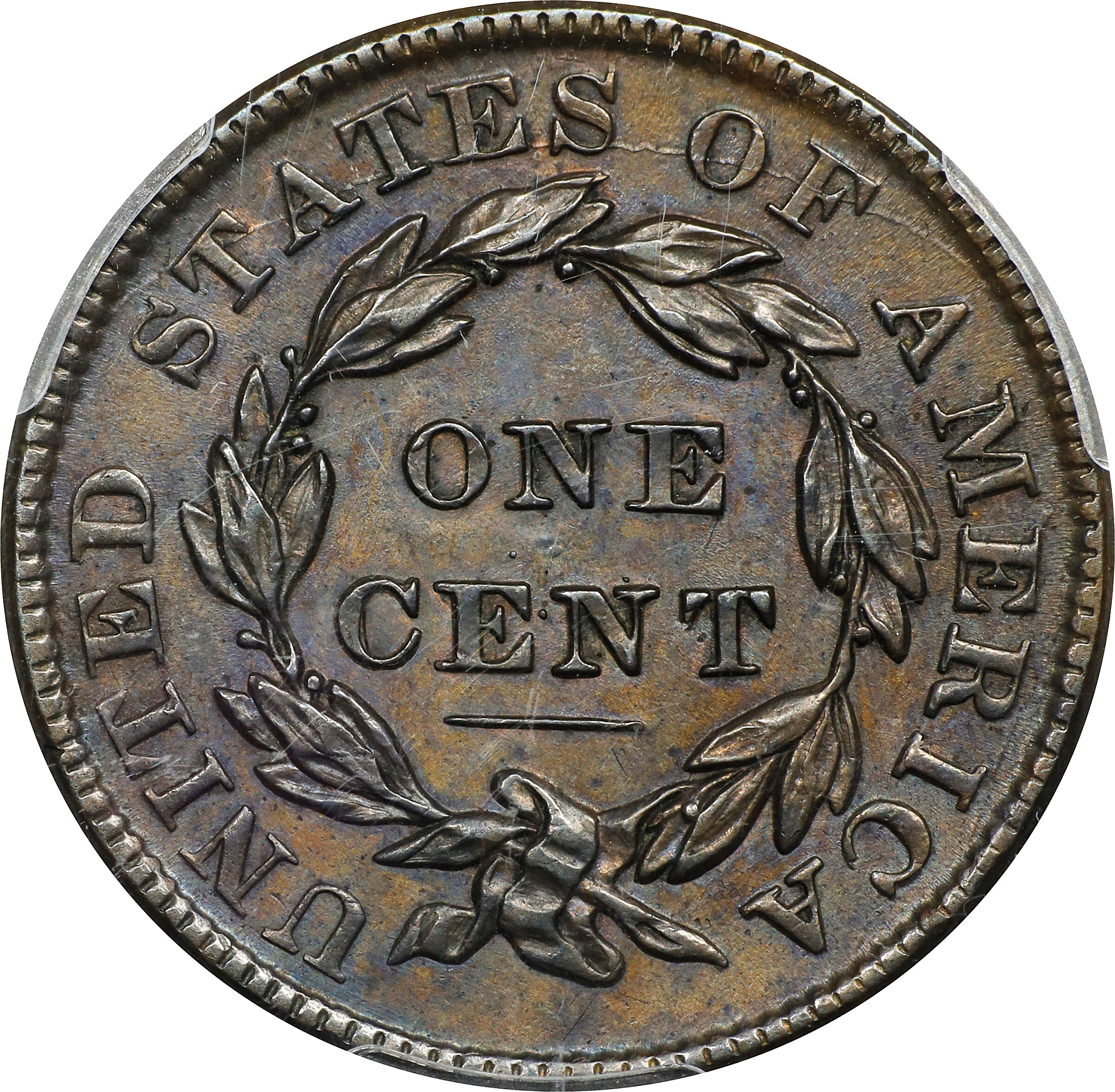 1837 1c Medium Letters, N-7 MS BN AG3 BN thumbnail 2