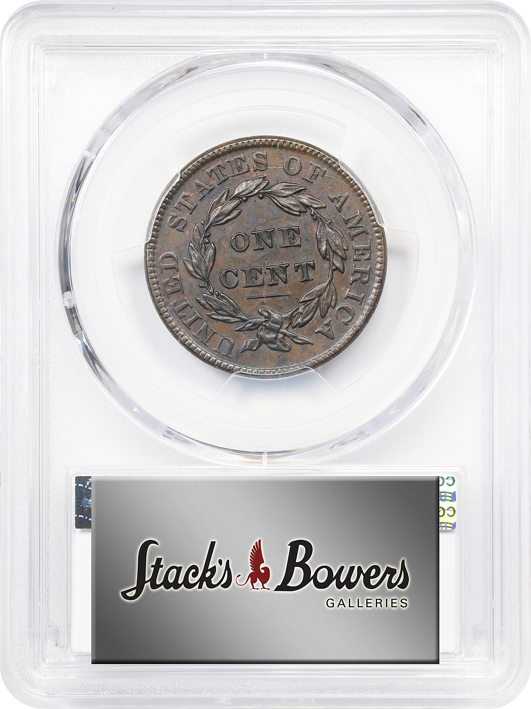 1837 1c Medium Letters, N-7 MS BN AG3 BN thumbnail 4