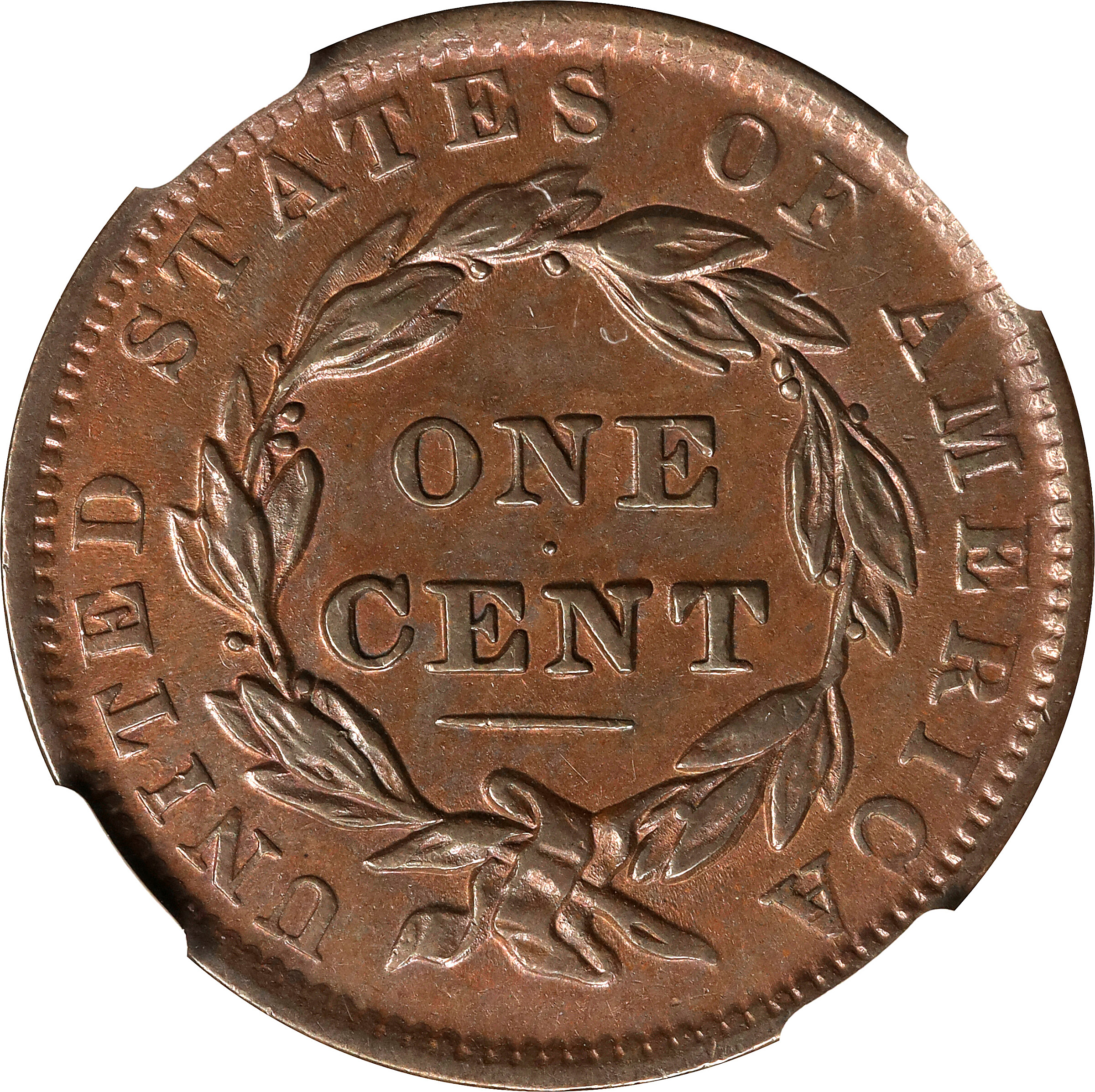 1837 1c Head of 1838, N-10 MS BN VF35 BN CAC thumbnail 2