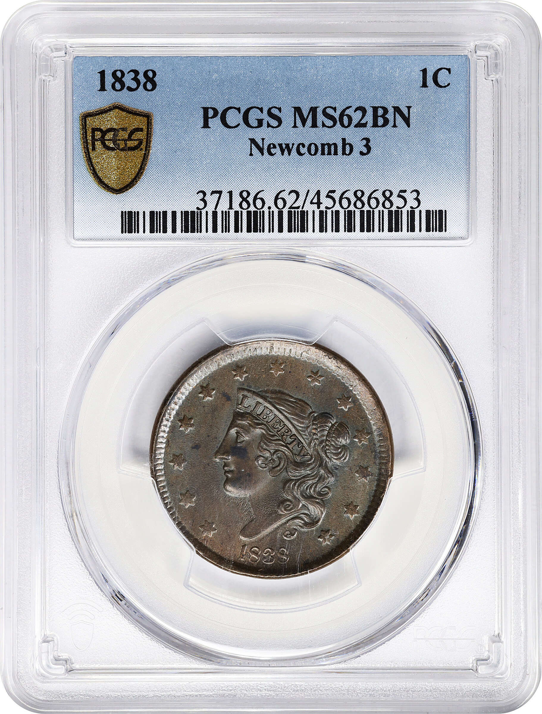 1838 1c N-3 MS BN VG10 BN thumbnail 7