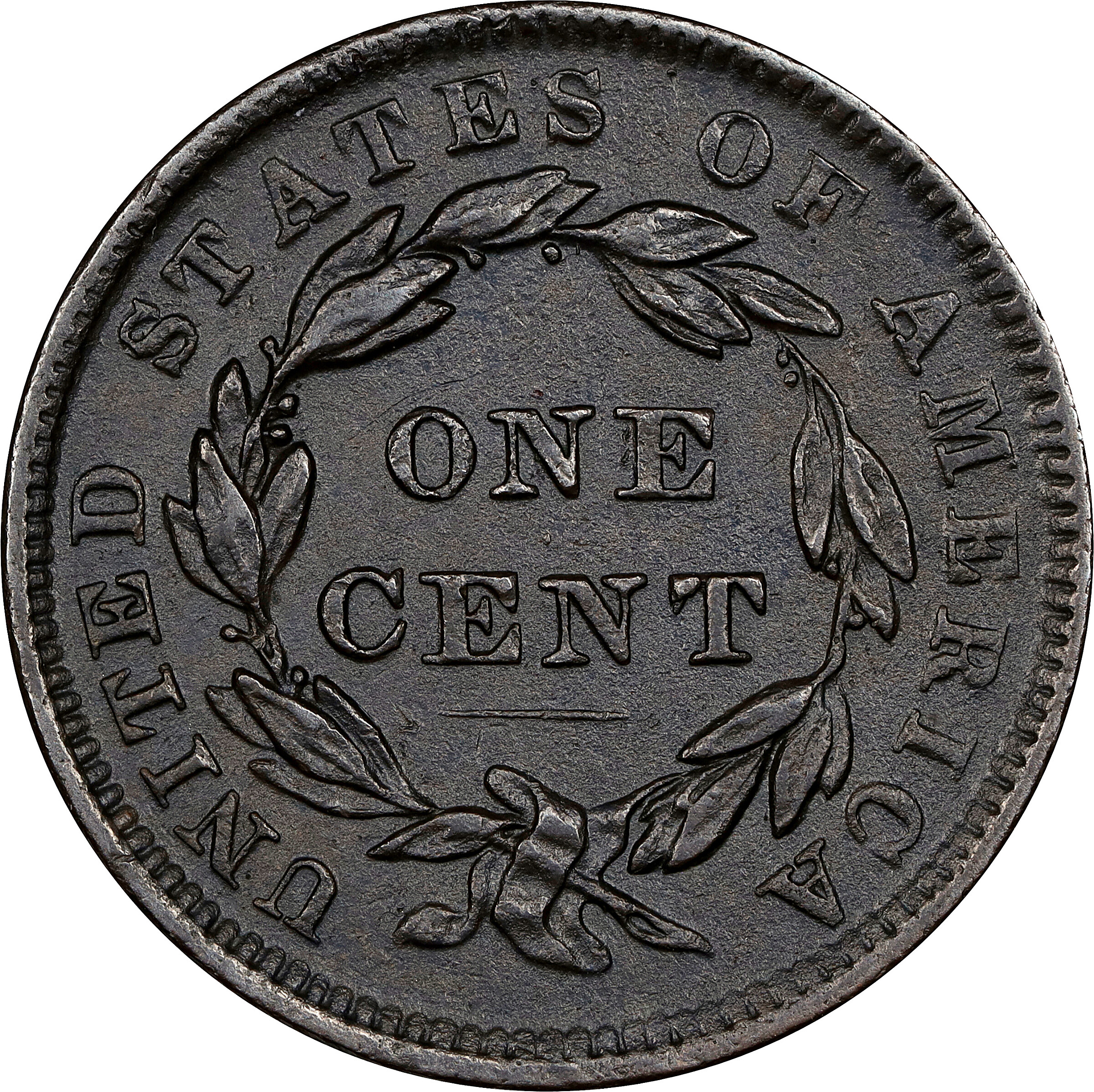 1839 1c Head of 1838, N-3 MS BN F12 BN CAC thumbnail 2