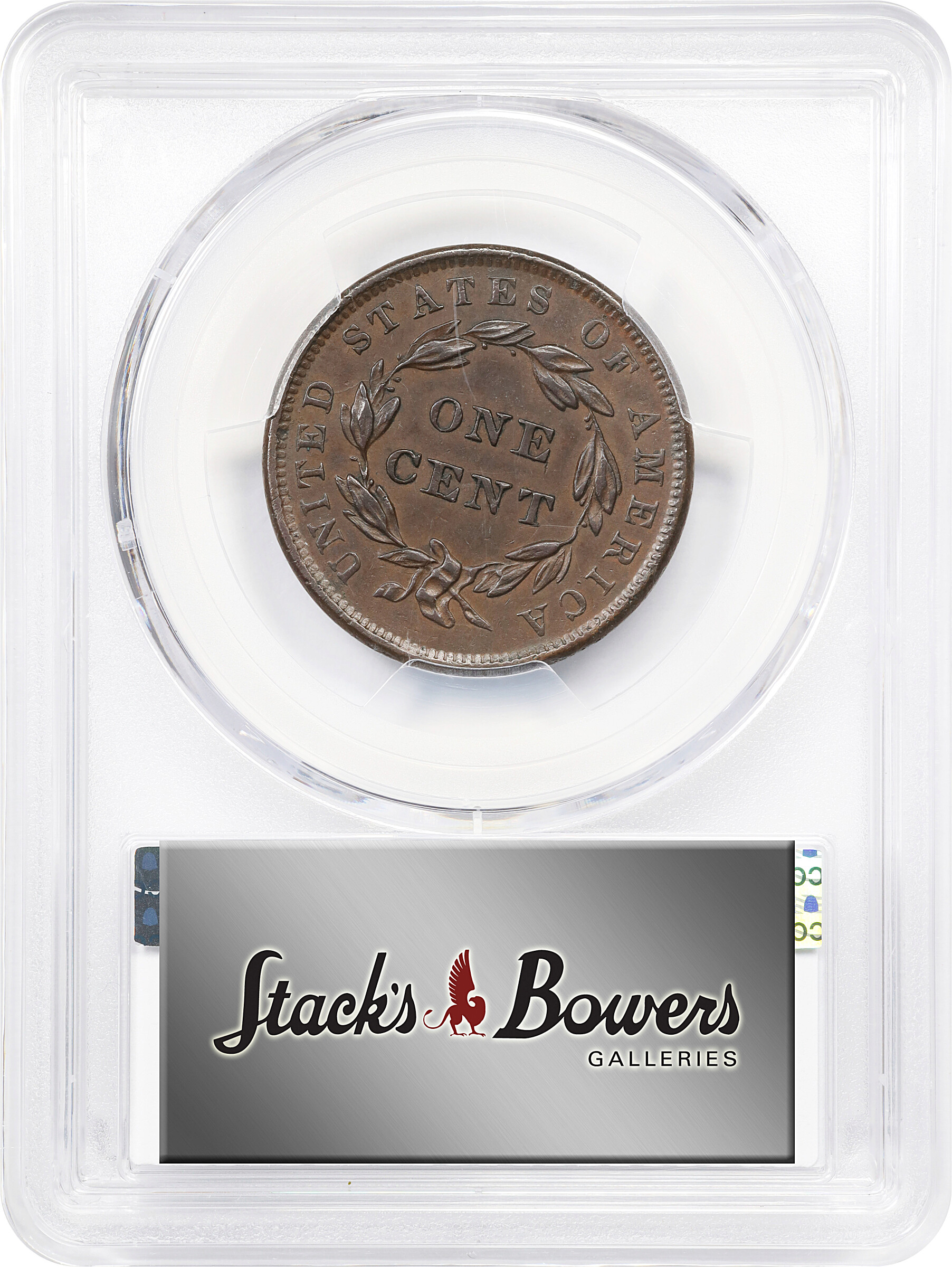 1839 1c Booby Head, N-6 MS BN VF25 BN CAC thumbnail 7