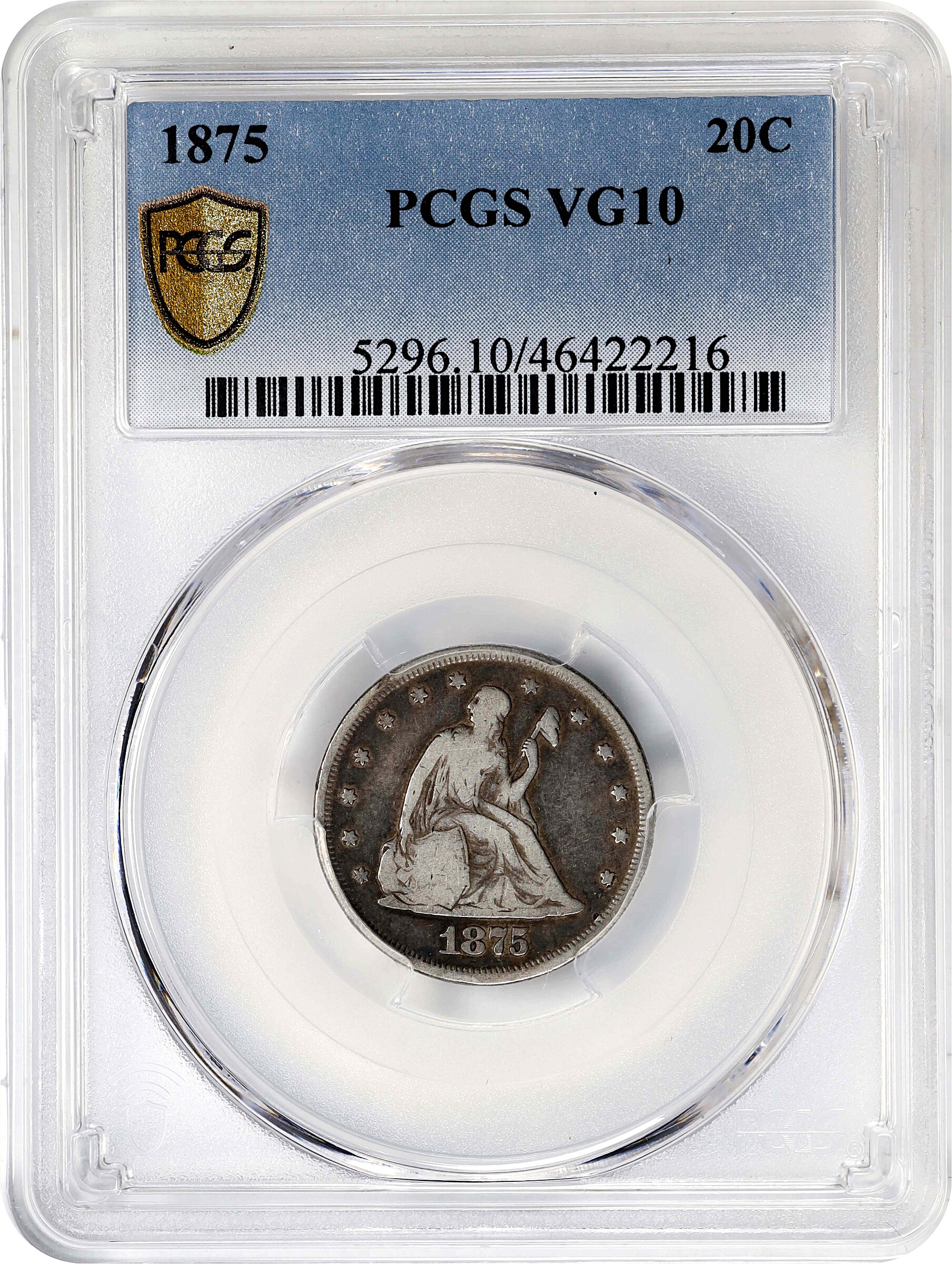 1875 20c AG3 CAC thumbnail 11