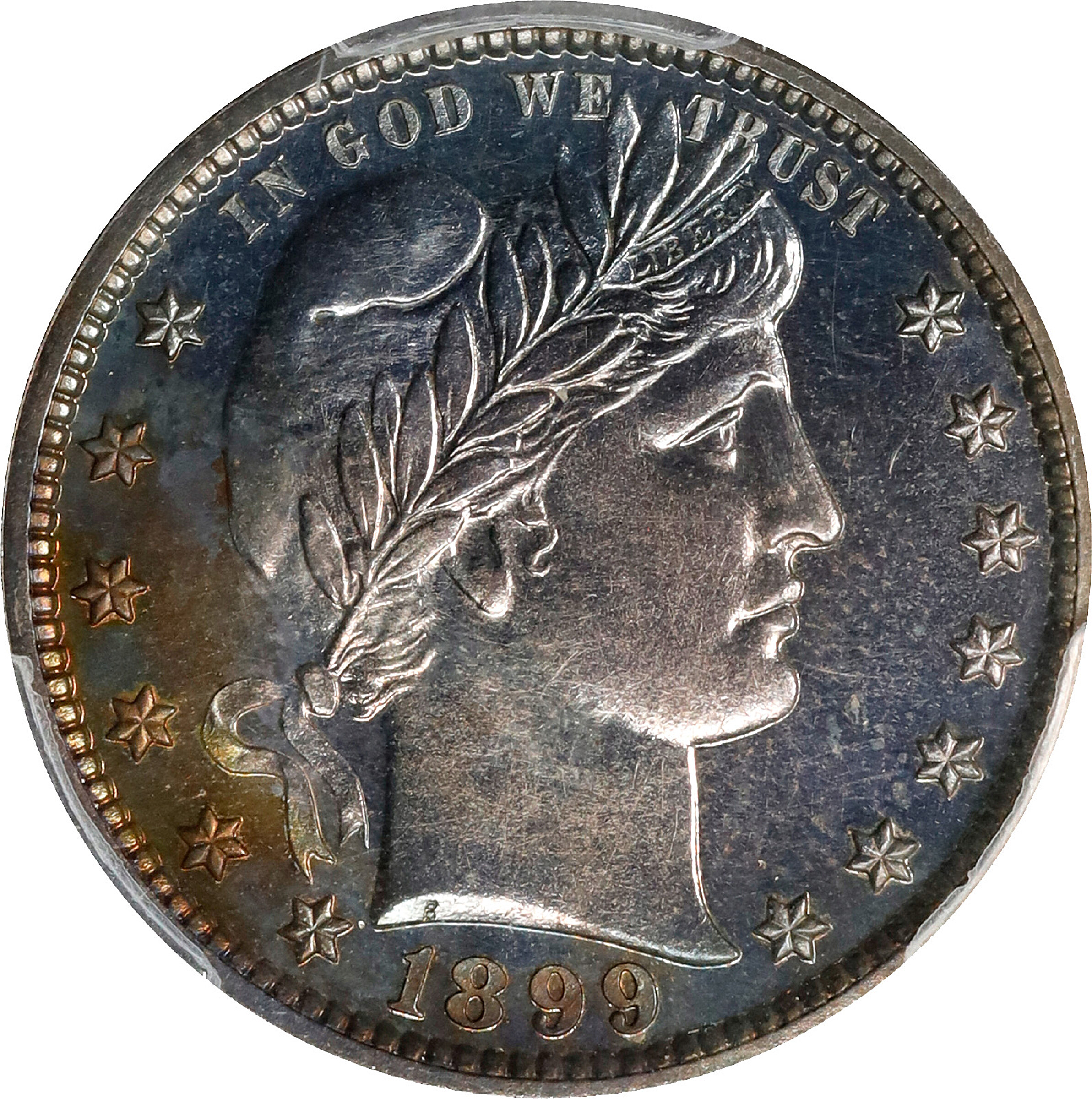 1899 Barber Quarter. Proof-63 (PCGS).