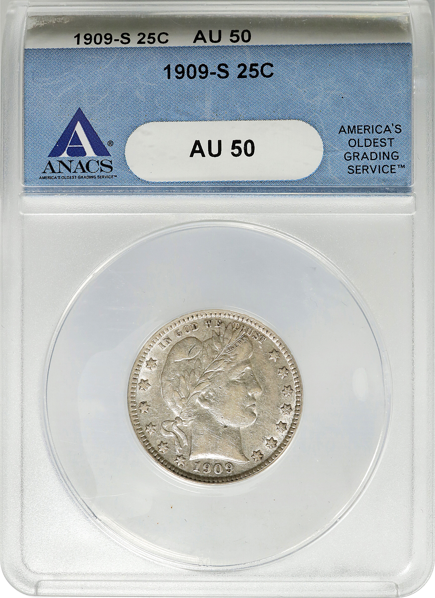 1909-S 25c AG3 CAC thumbnail 24