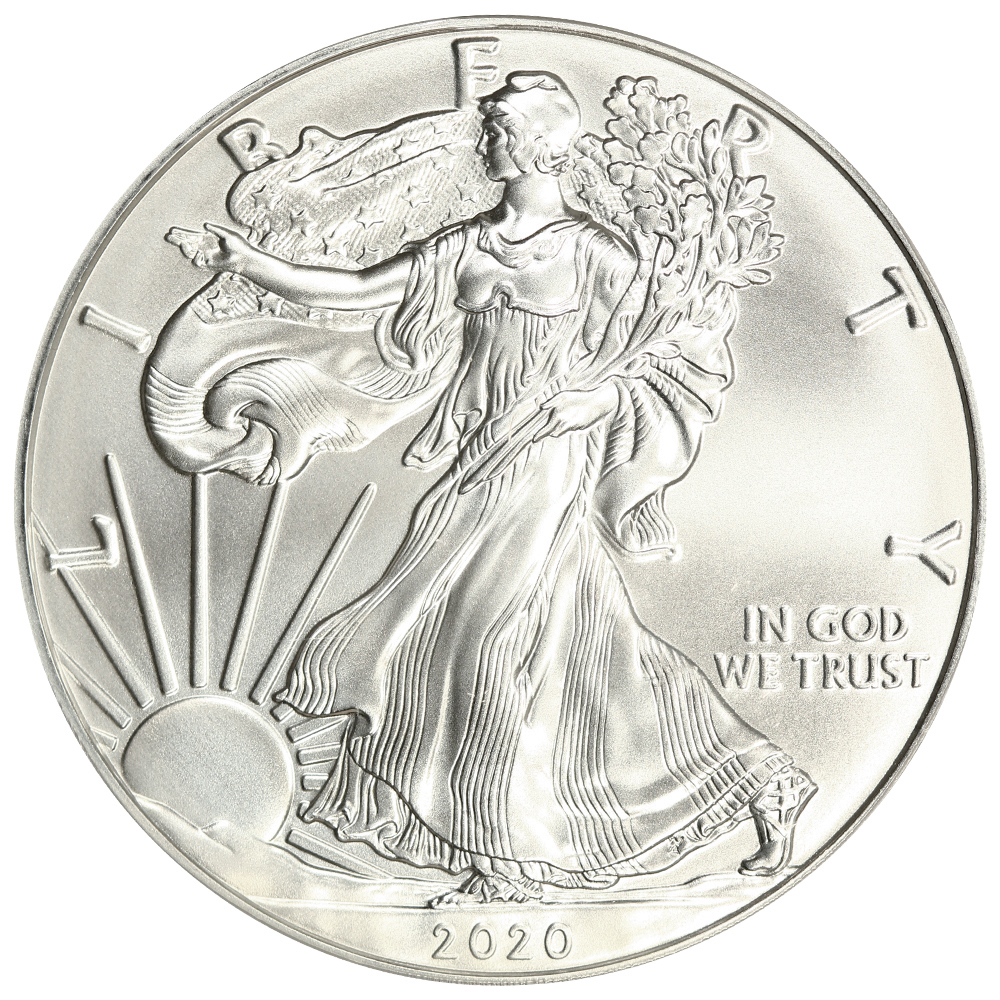 2020-(W) Silver Eagle $1 PCGS MS70 (First Strike)