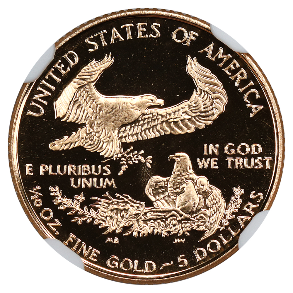 1999-W $5  Gold Eagle PR DCAM OGP thumbnail 4