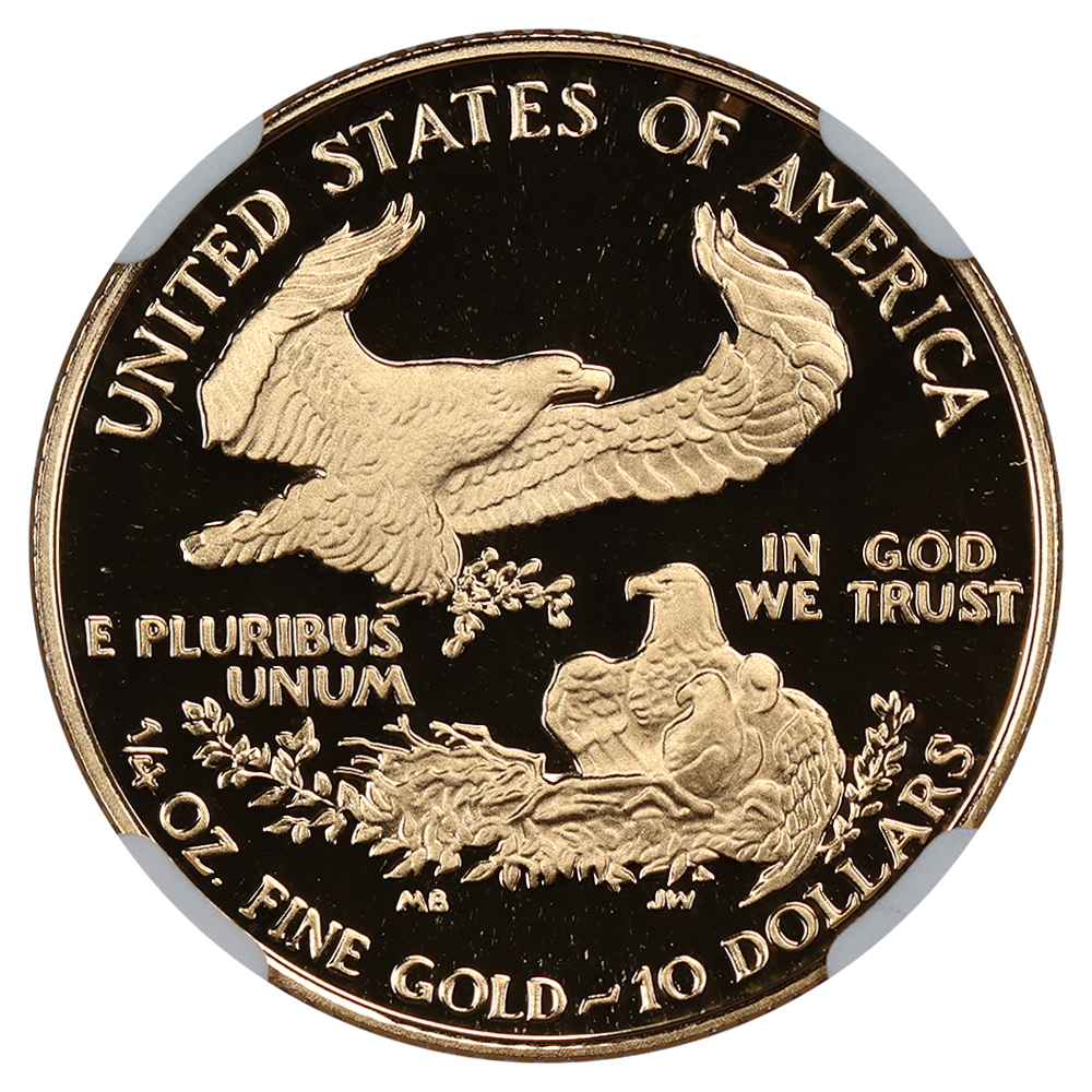 1989-P $10  Gold Eagle PR DCAM PR70 DCAM thumbnail 4