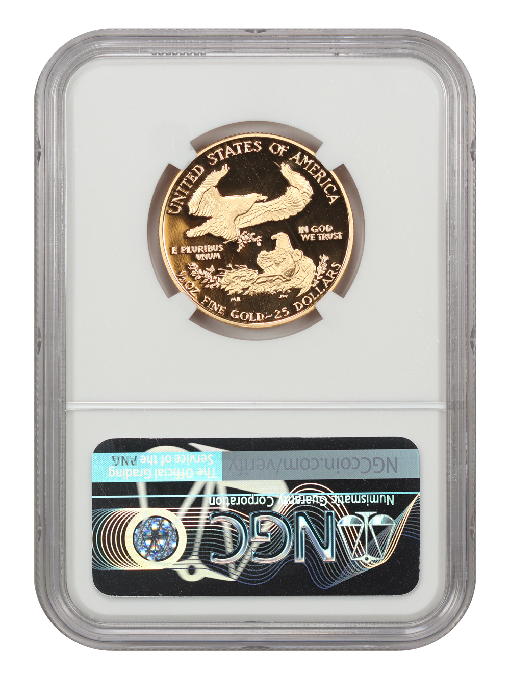 1989-P $25  Gold Eagle PR DCAM OGP thumbnail 5
