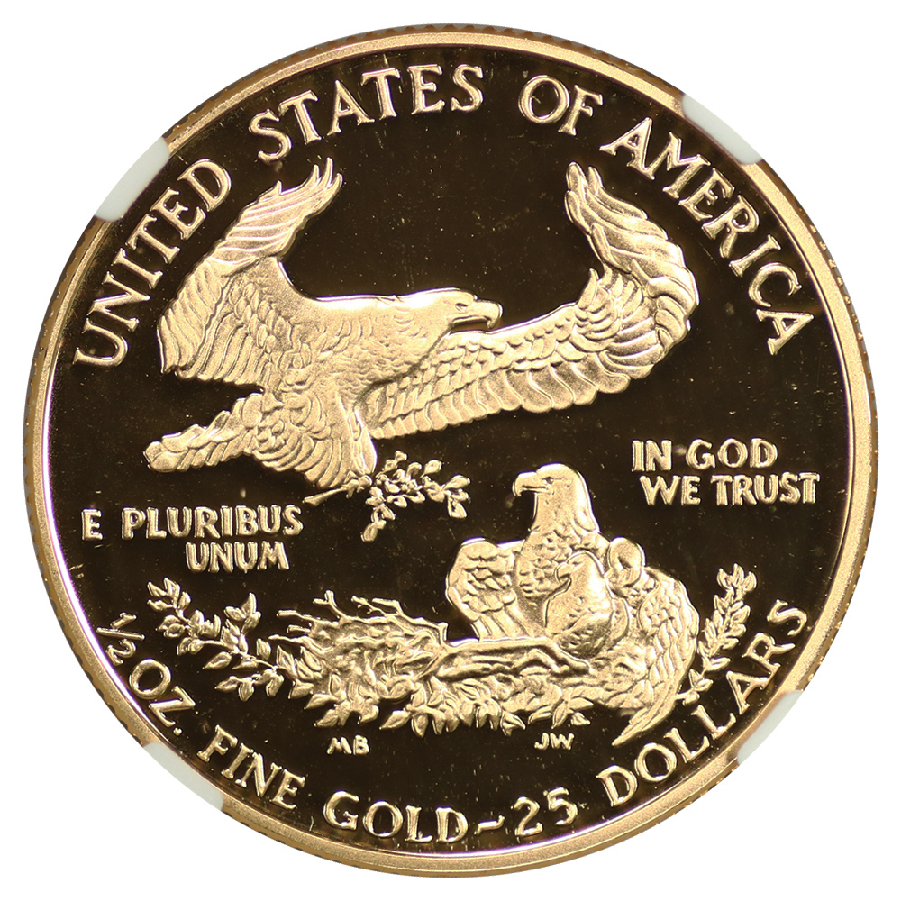 1991-P $25  Gold Eagle PR DCAM OGP thumbnail 4