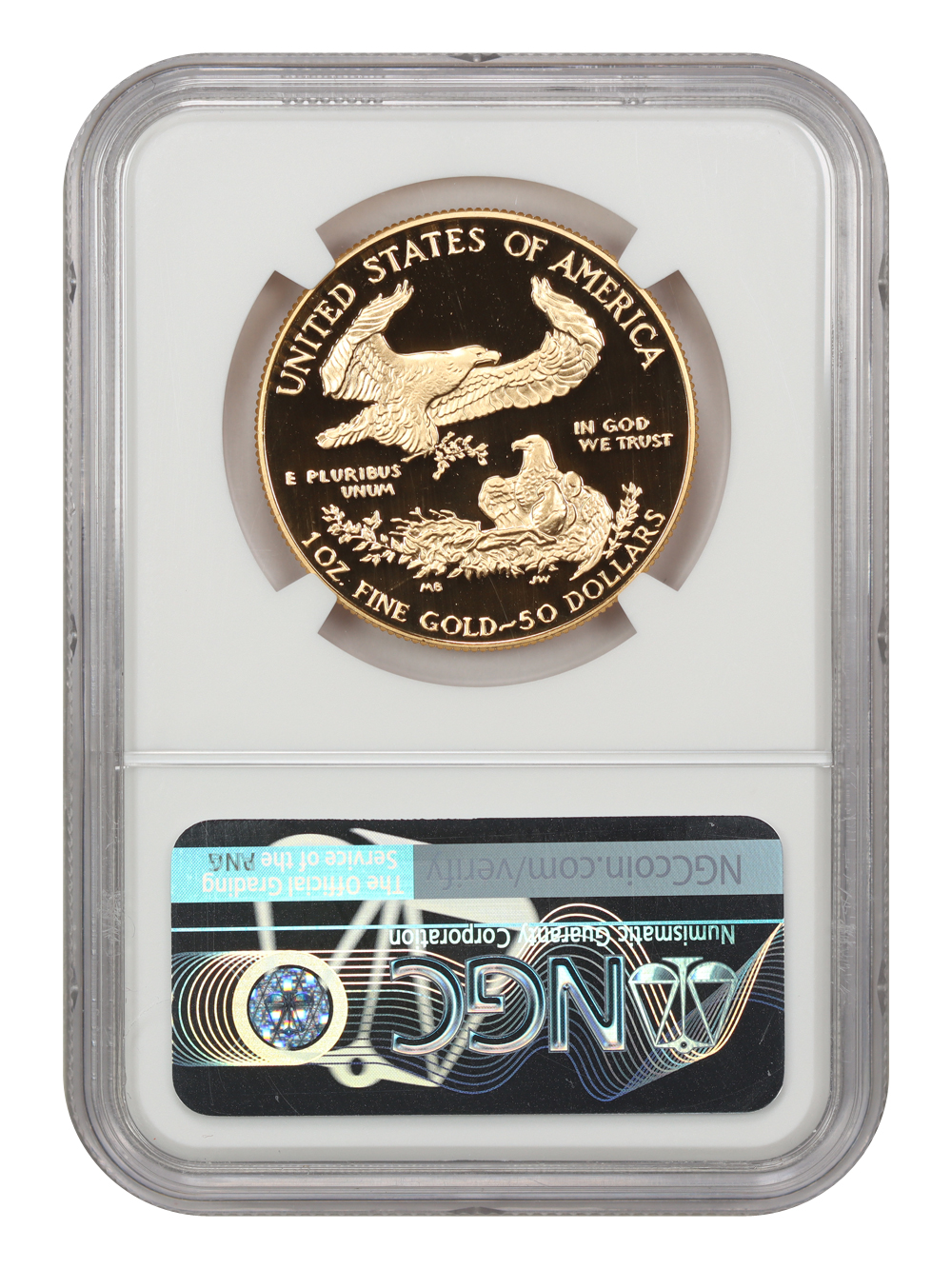 1989-W G$50  Gold Eagle PR DCAM PR70 DCAM thumbnail 7