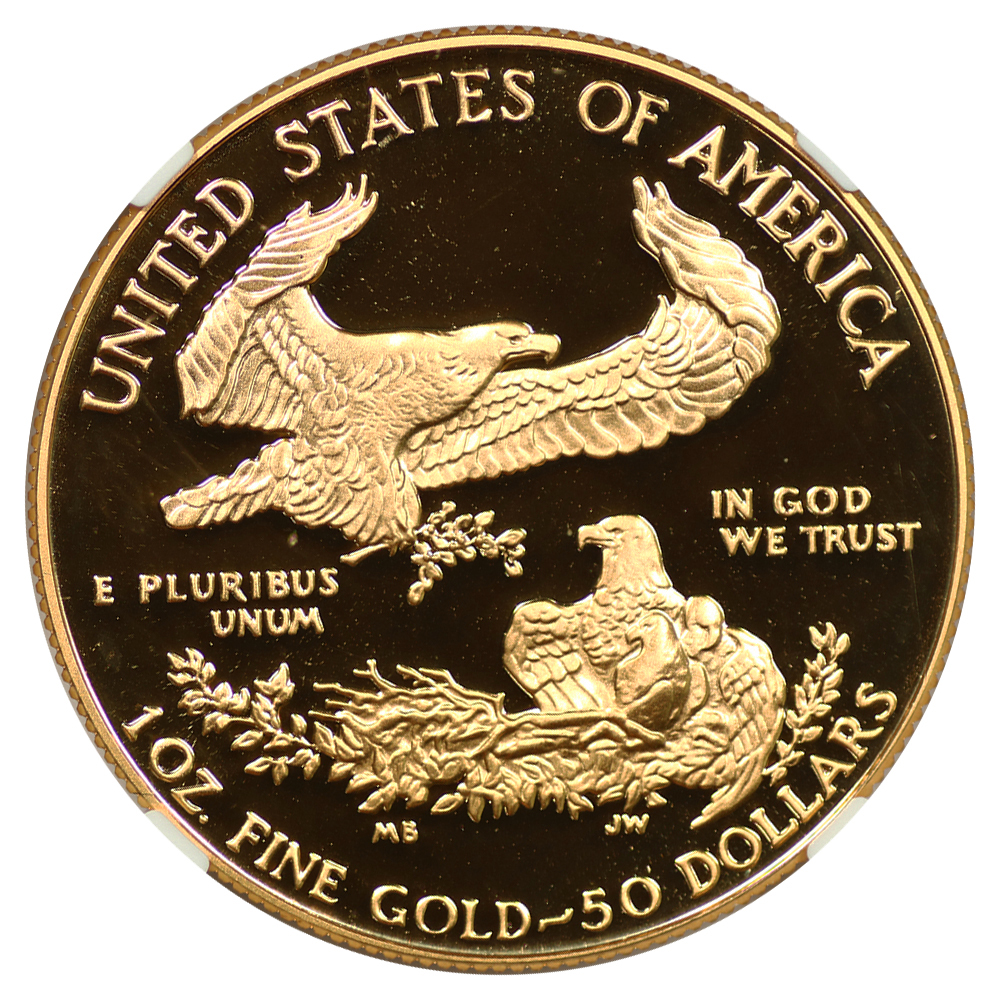 1990-W G$50  Gold Eagle PR DCAM PR70 DCAM thumbnail 13