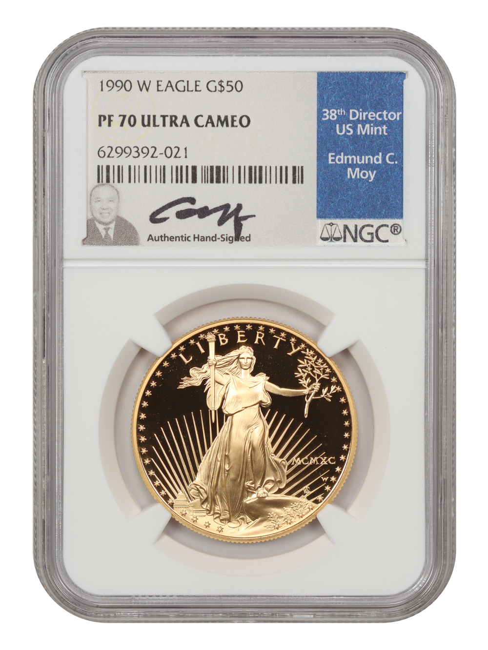 1990-W G$50  Gold Eagle PR DCAM PR70 DCAM thumbnail 14